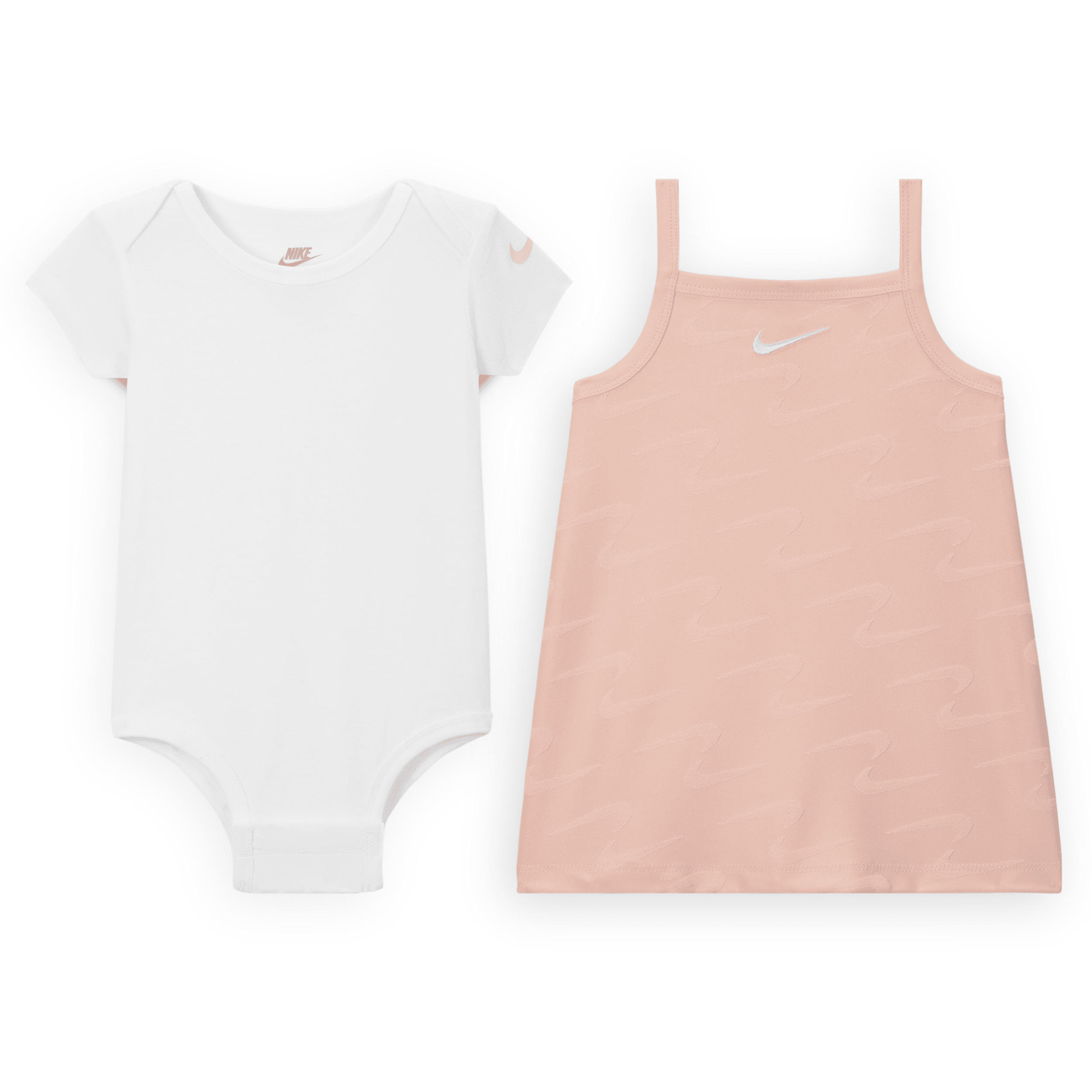 Nike Swoosh Motion Baby 2-piece Set In Pink