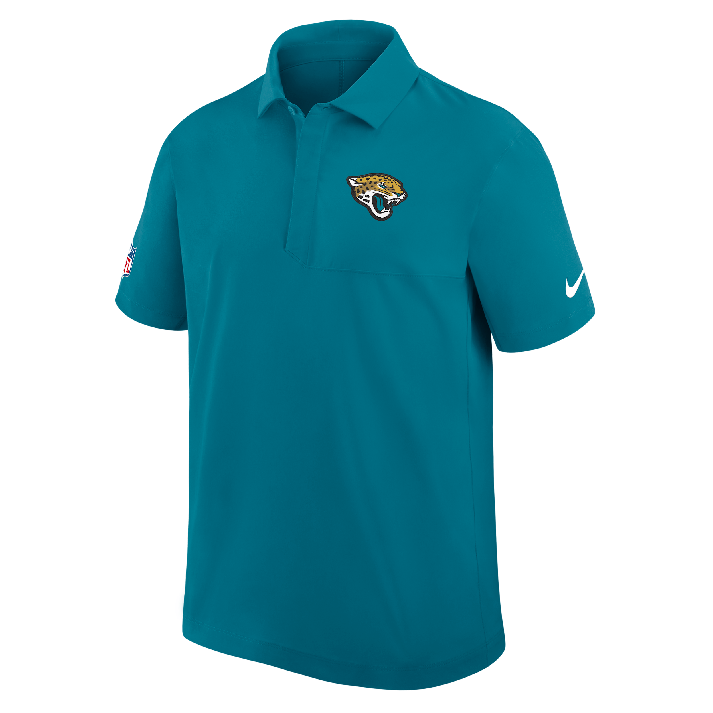 Nike Teal Jacksonville Jaguars Sideline City Pride Woven Performance Polo In Green