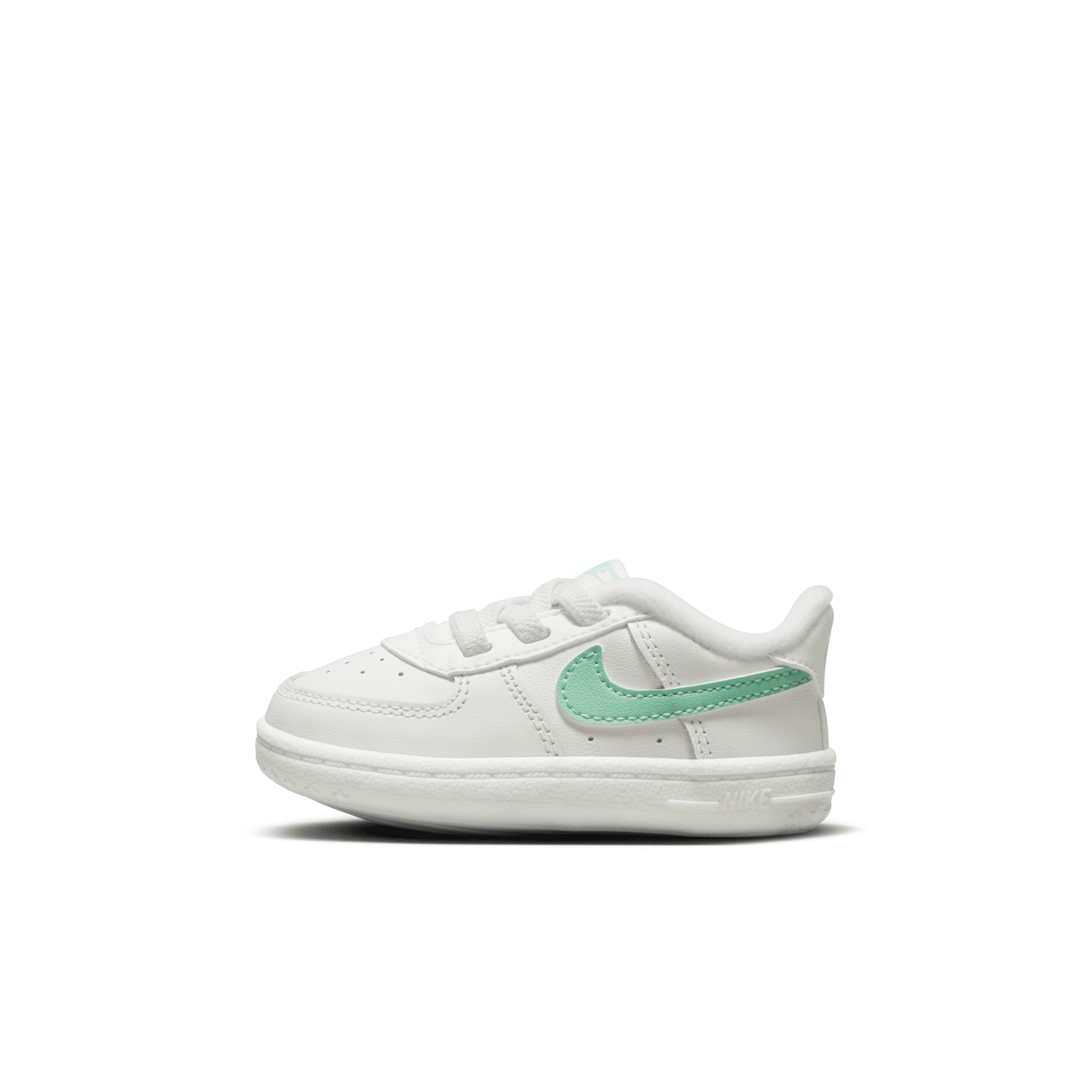 Nike Force 1 Baby Crib Booties In White