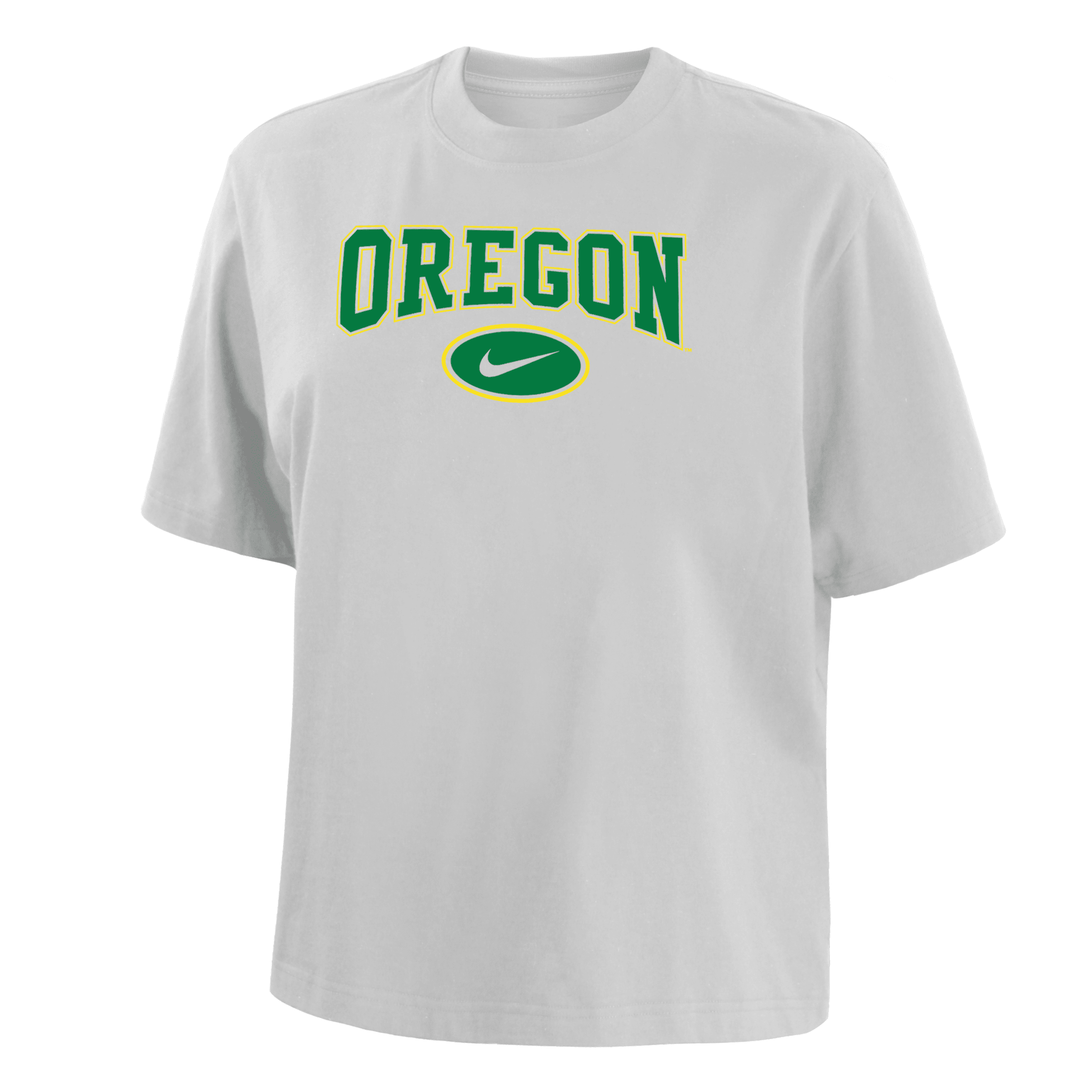 Nike Oregon  Women's College Boxy T-shirt In White