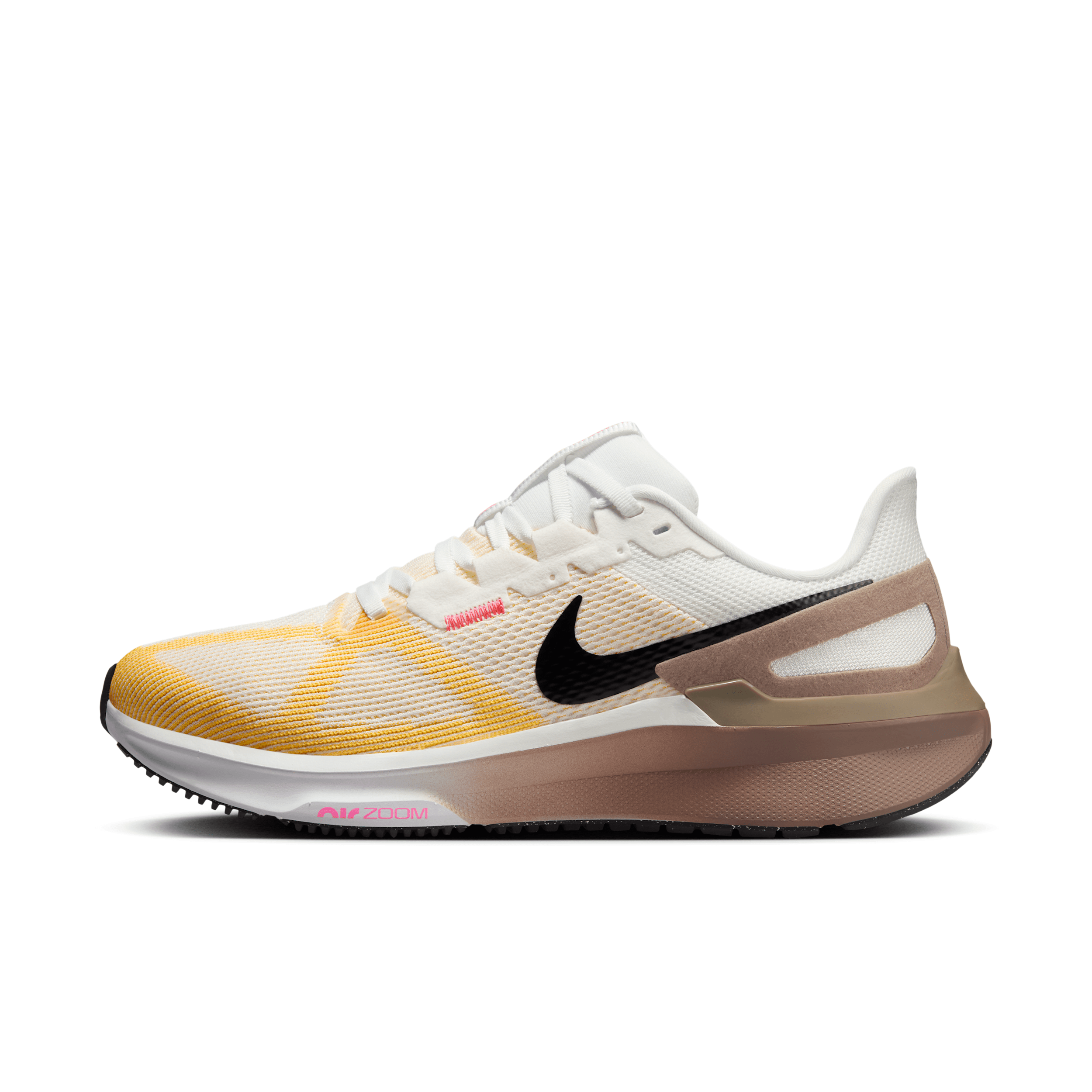 Nike Air Zoom Structure 25 Road Running Shoe In White