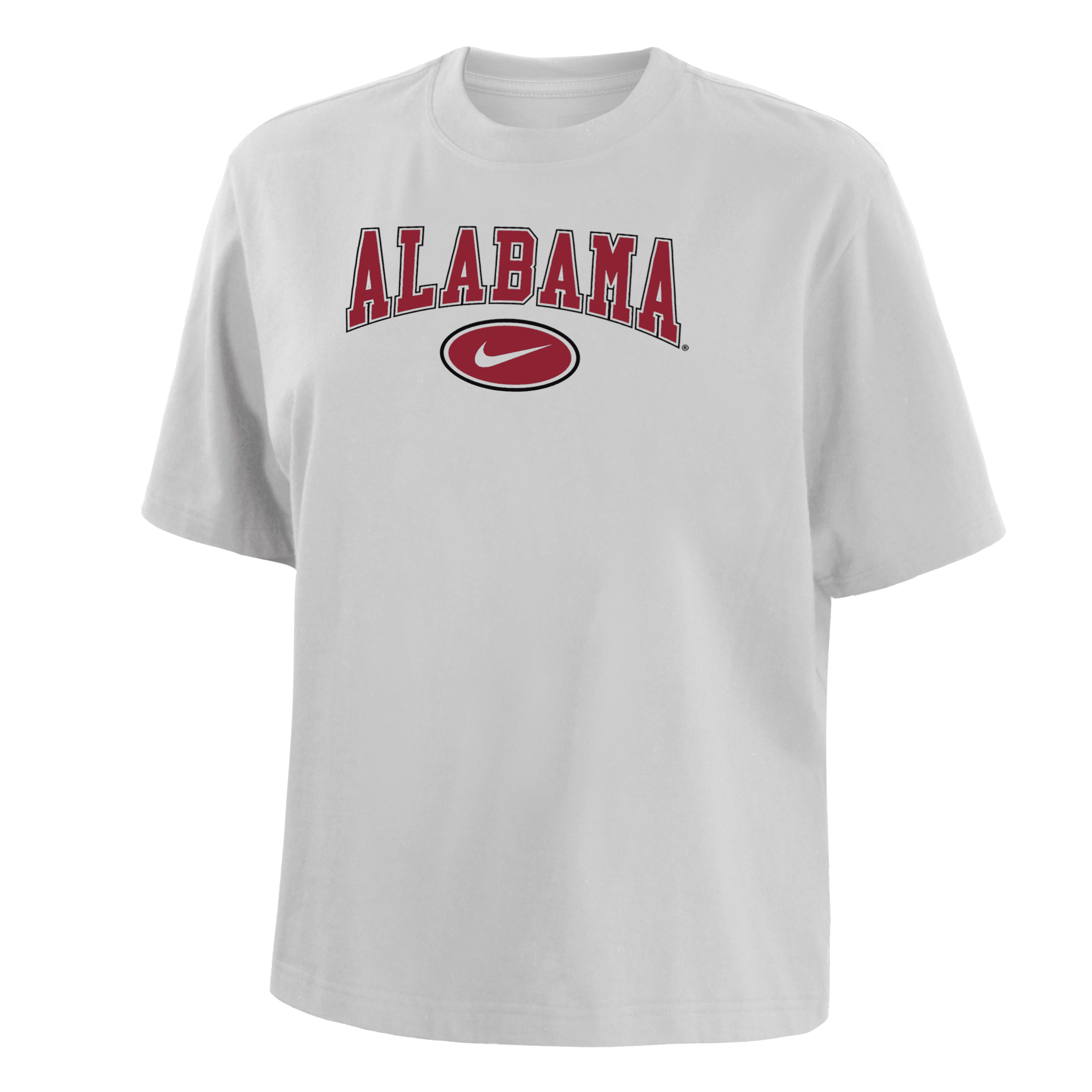 Nike Alabama  Women's College Boxy T-shirt In White