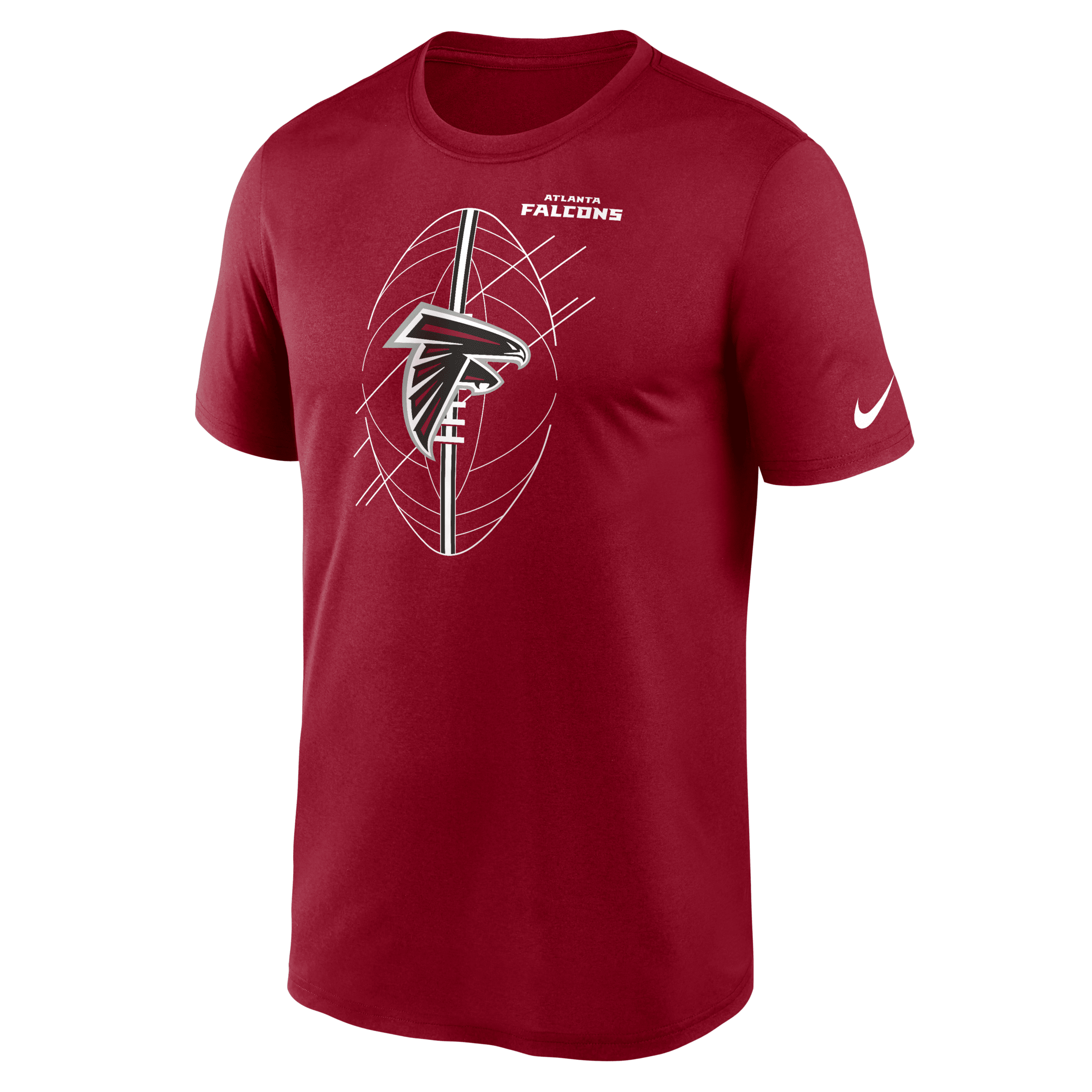 Shop Nike Men's Dri-fit Icon Legend (nfl Atlanta Falcons) T-shirt In Red