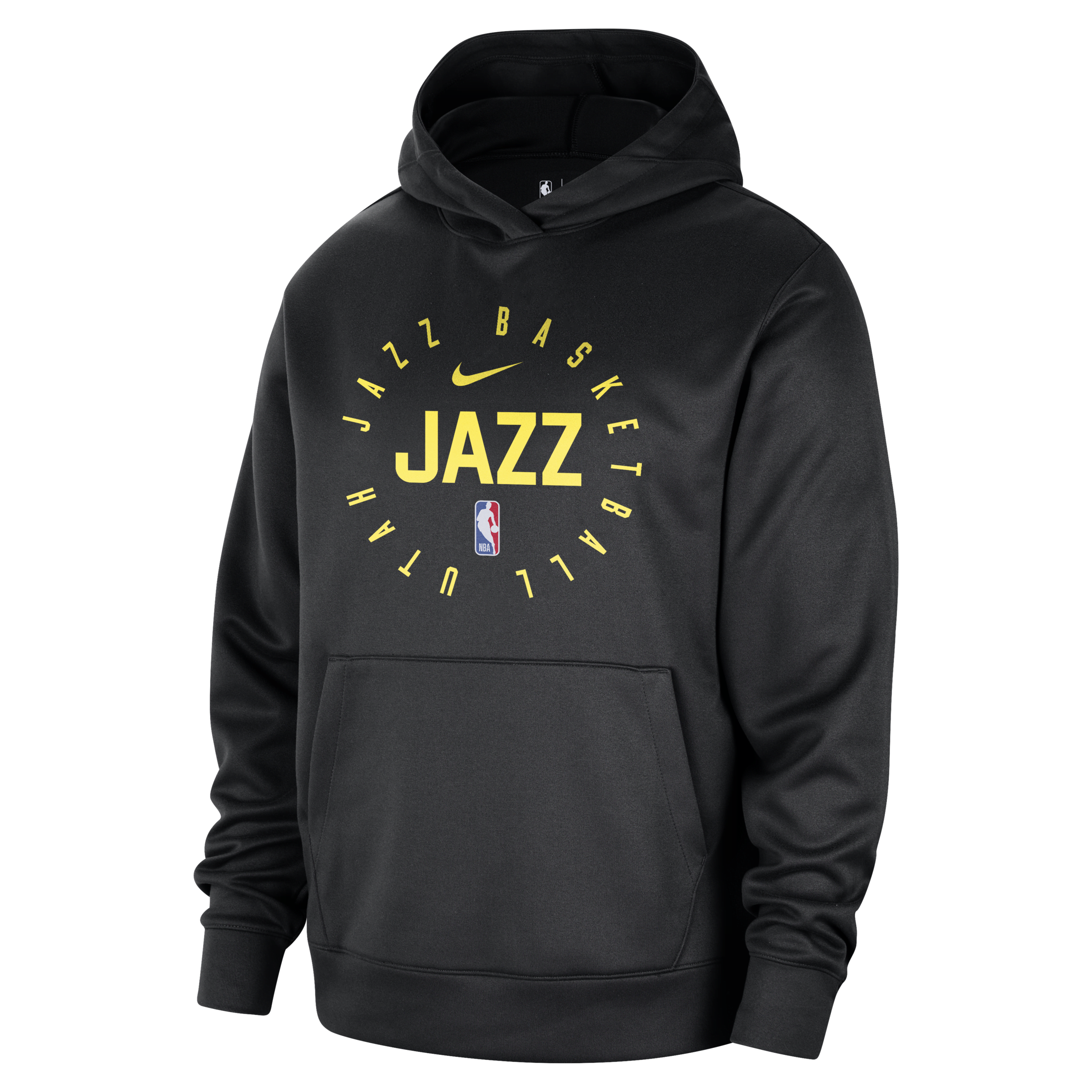 Utah Jazz Spotlight Nike Men’s Dri-FIT NBA Pullover Hoodie in Black | FV1695-010
