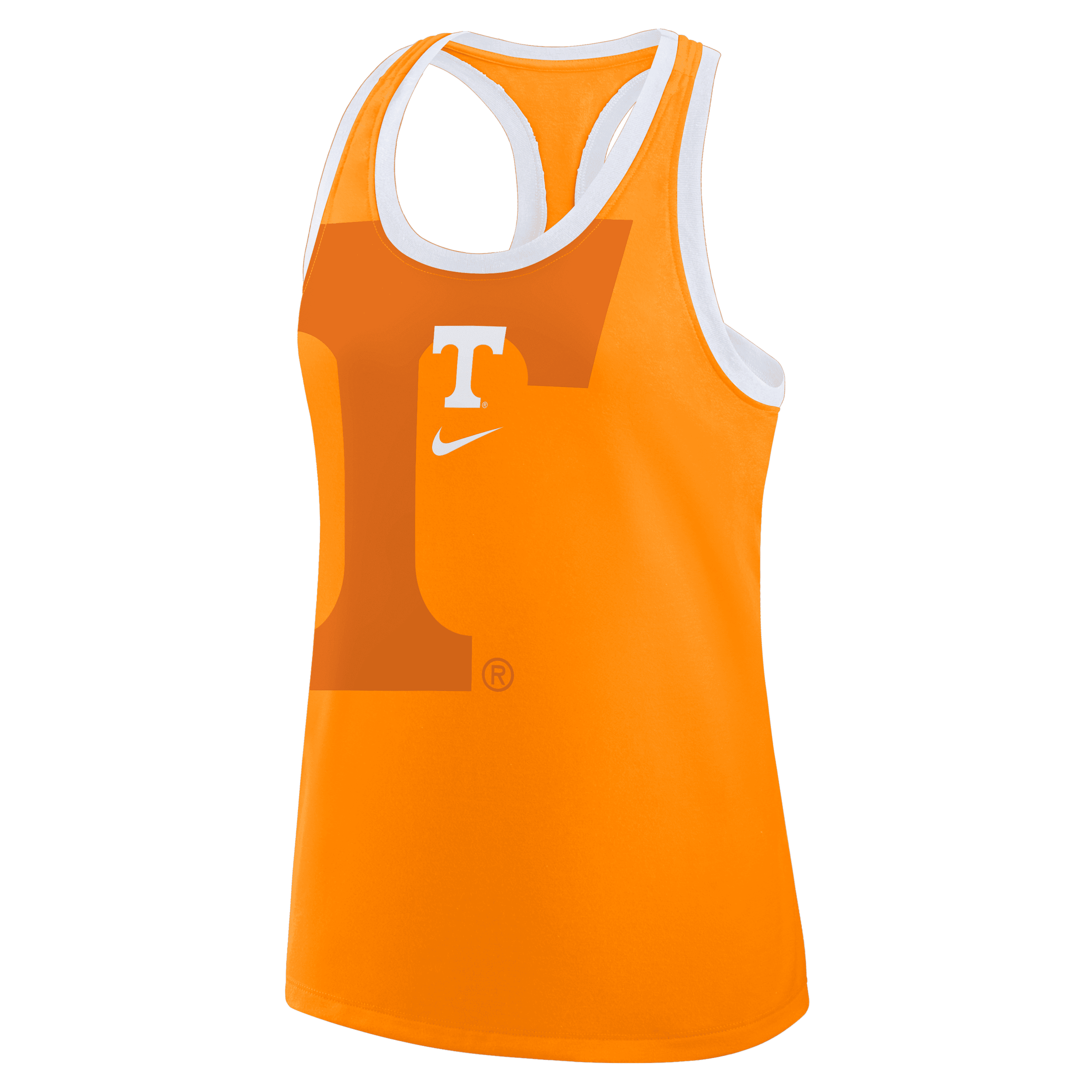 Nike Tennessee Orange Tennessee Volunteers Primetime Tri-blend Racerback Tank Top In Orange