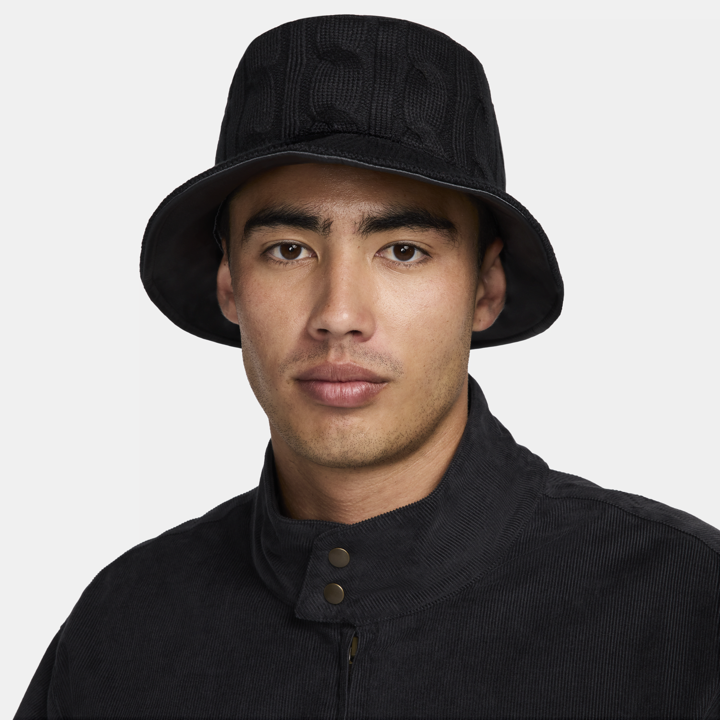 Nike Unisex Life Apex Reversible Bucket Hat In Black