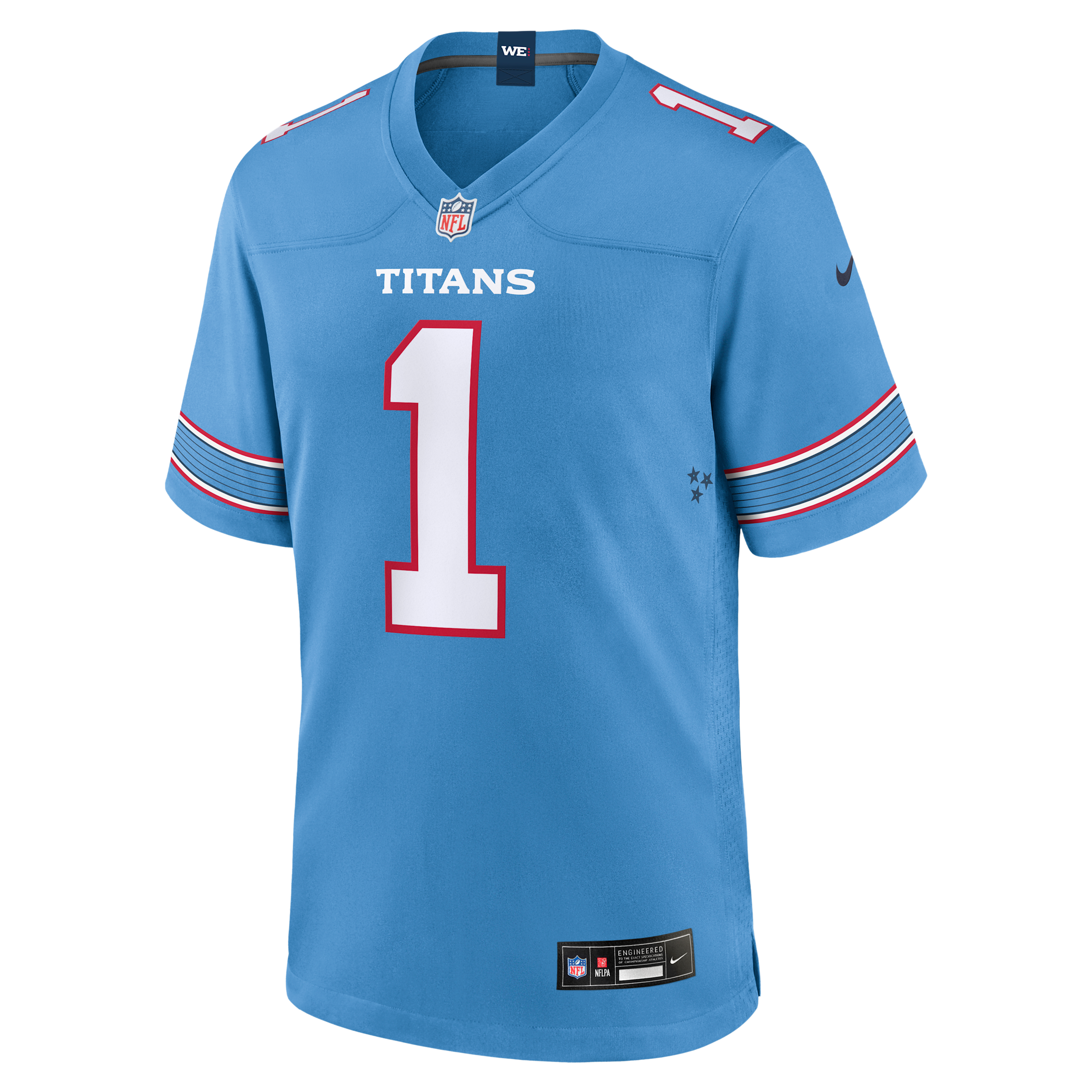 Cameron Ward Tennessee Titans Nike Men's NFL Game Jersey in Blue | 67NM0IUT9VF-Q3T