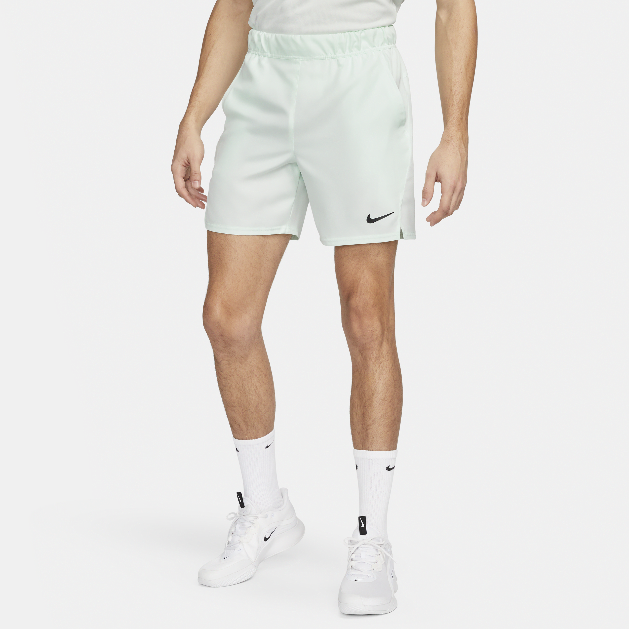 Nike Men's Court Dri-fit Victory 7" Tennis Shorts In Green