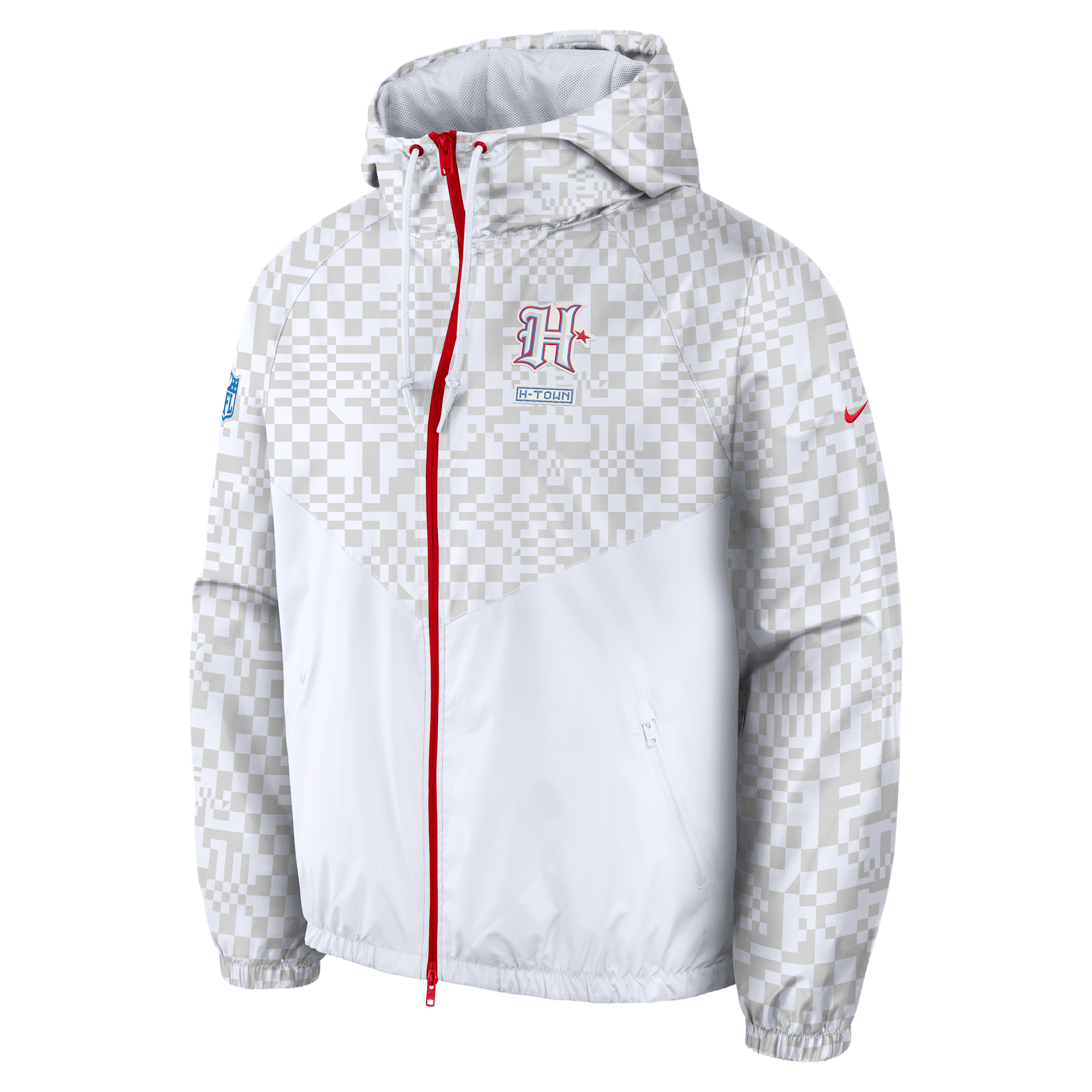 Houston Texans Rivalries Collection Windrunner Nike Men's NFL Full-Zip Jacket in White | 060V075K9H-3BR
