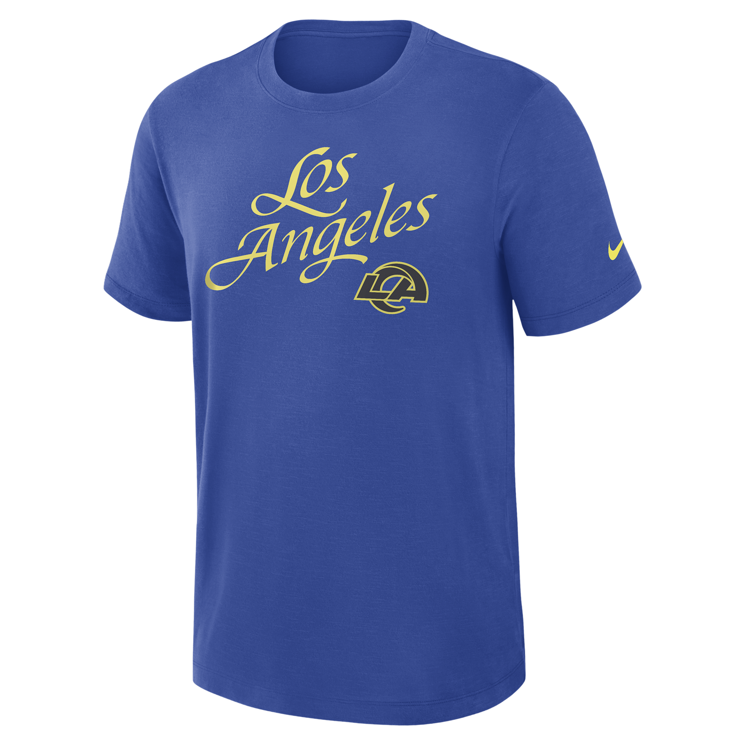 Los Angeles Rams Rivalries Collection Slub Nike Men's Dri-FIT NFL T-Shirt in Blue | 03494EV95-UD8
