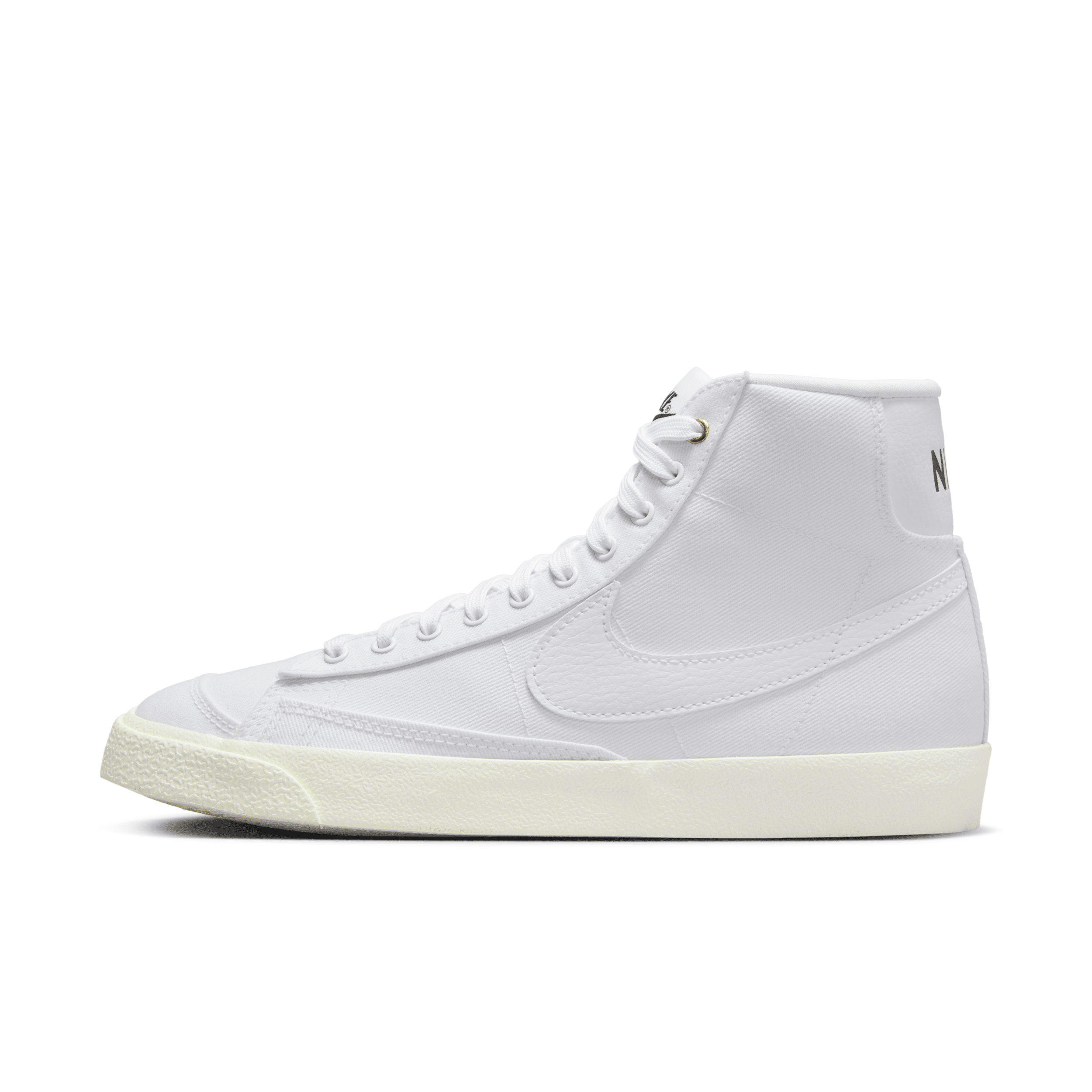 Nike Women's Blazer Mid '77 Canvas Shoes In White