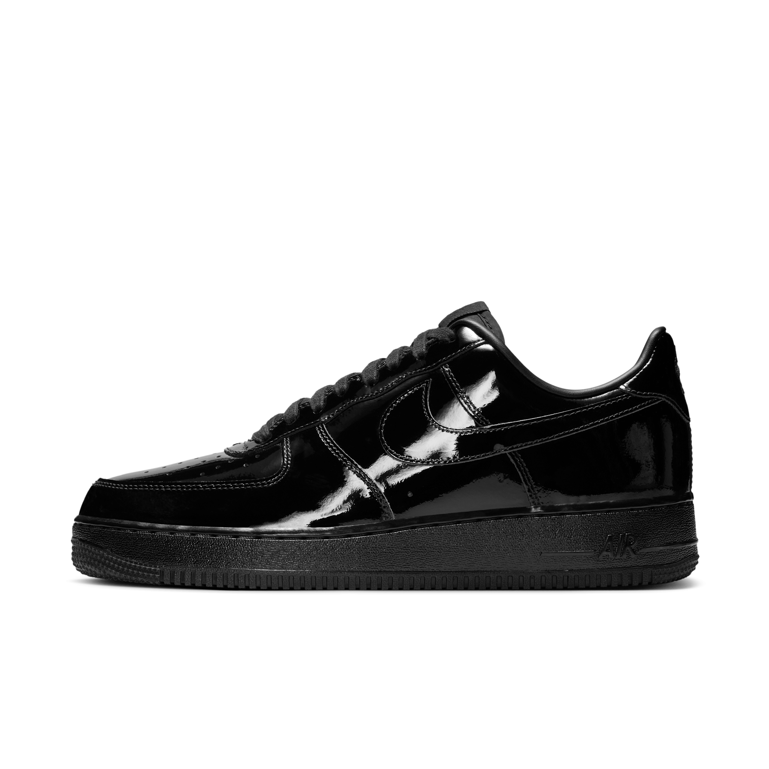 Nike Mens Air Force 1 '07 Premium - Basketball Shoes - Black / Black / Black Size 12.0