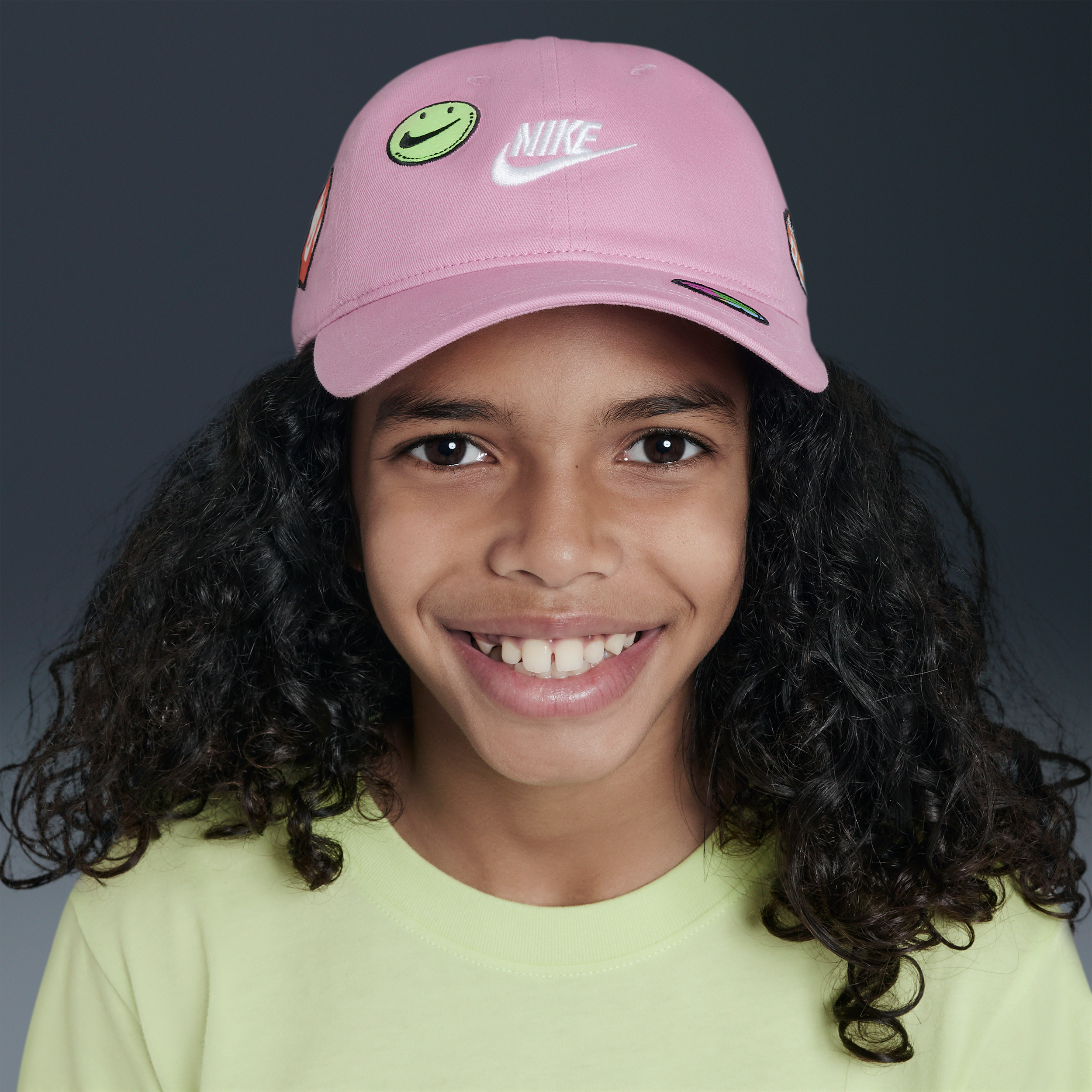 Nike Little Kids' Patch Toss Club Cap In Pink