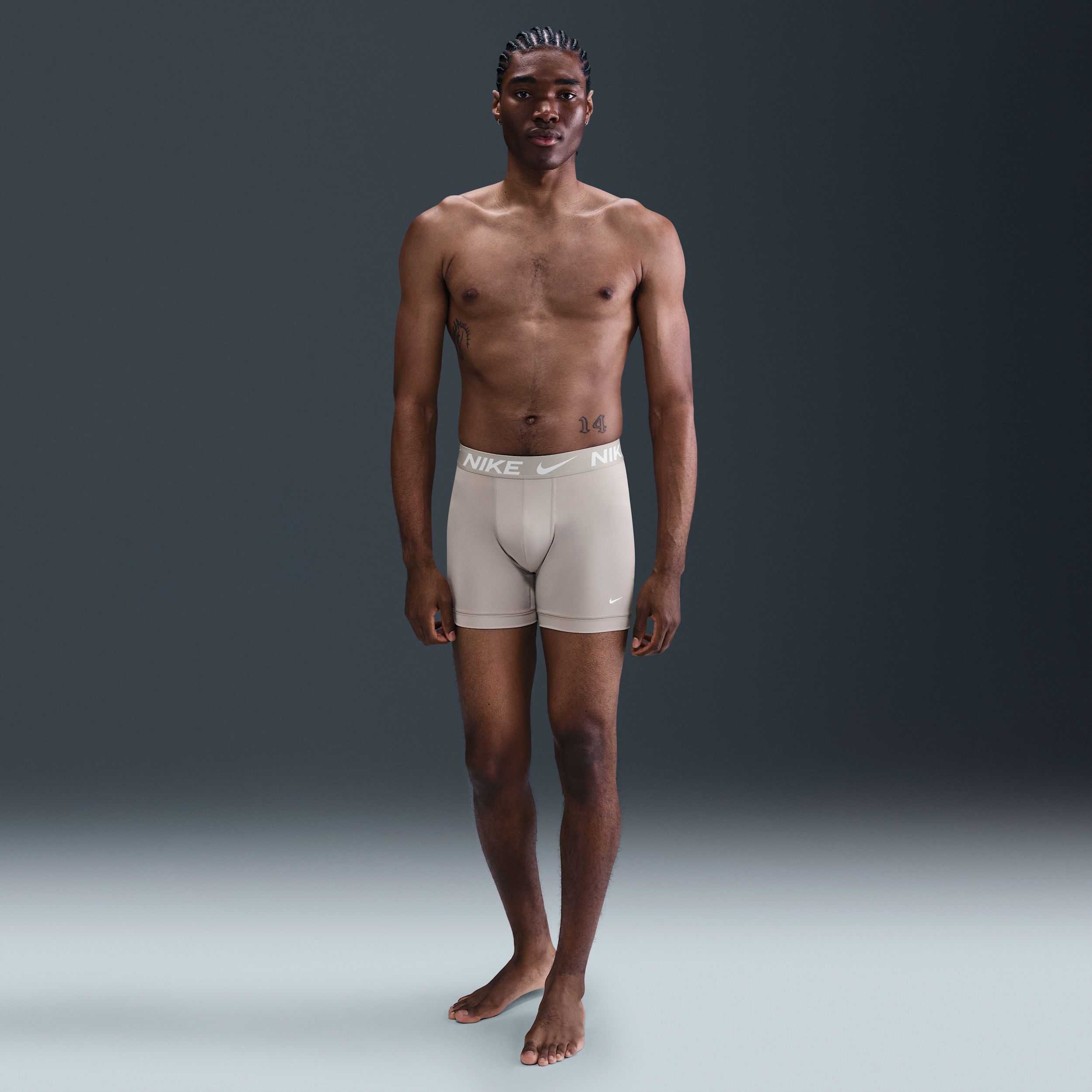 Nike Men's Dri-fit Essential Micro Boxer Briefs (3-pack) In Neutral