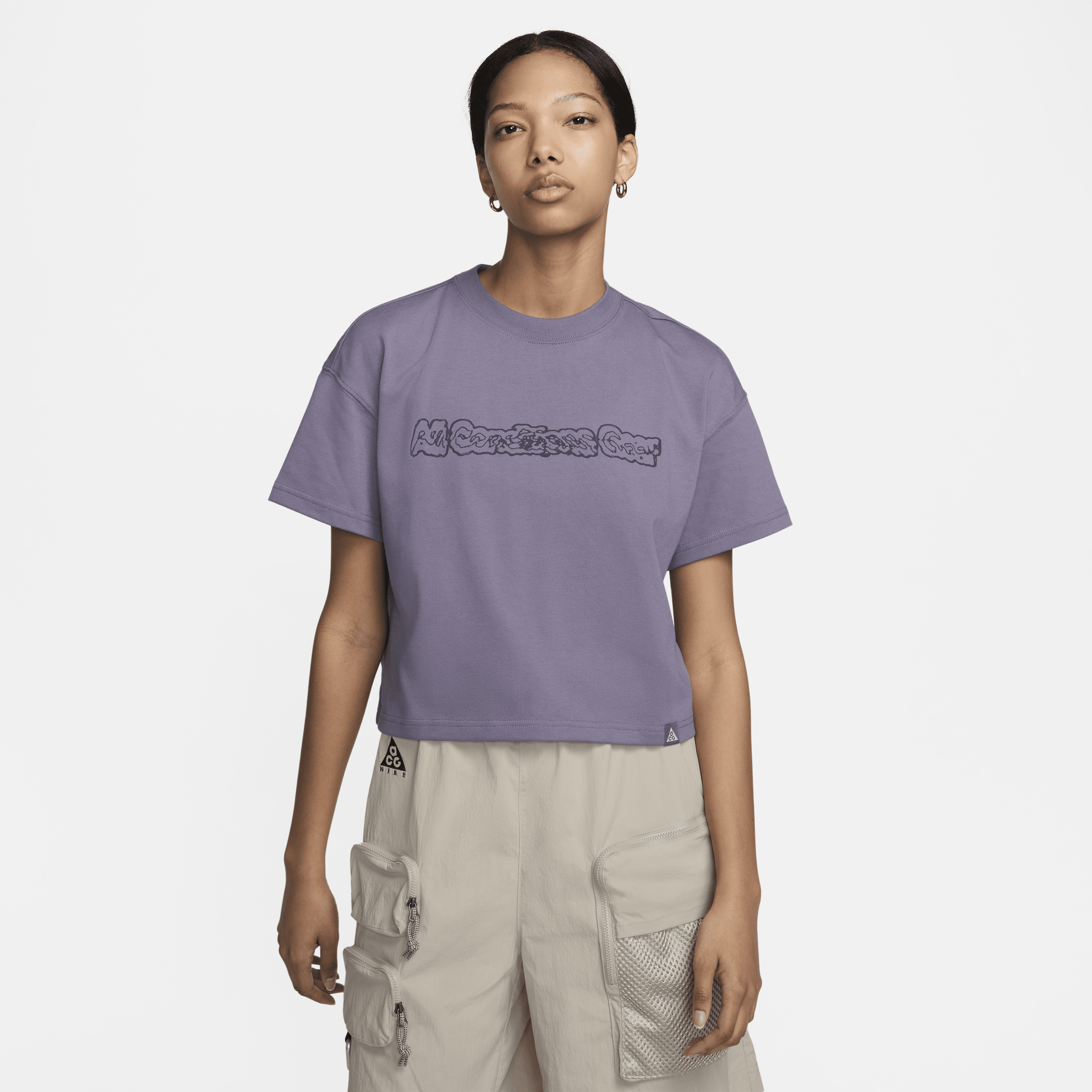 Shop Nike Women's  Acg Dri-fit Adv Short-sleeve T-shirt In Purple