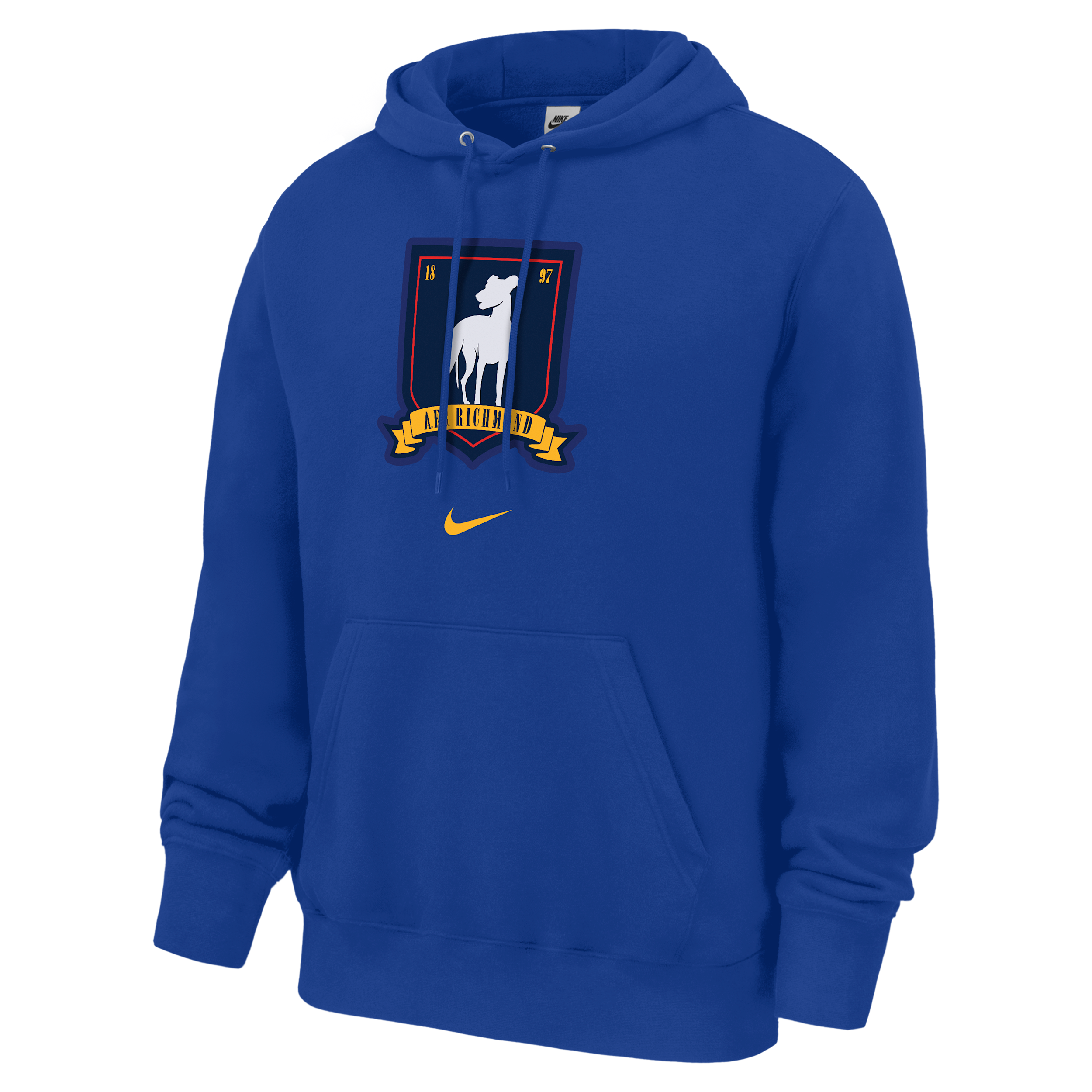 AFC Richmond Nike Men's Club Fleece Hoodie in Blue | M31233P043AFCR-RYL