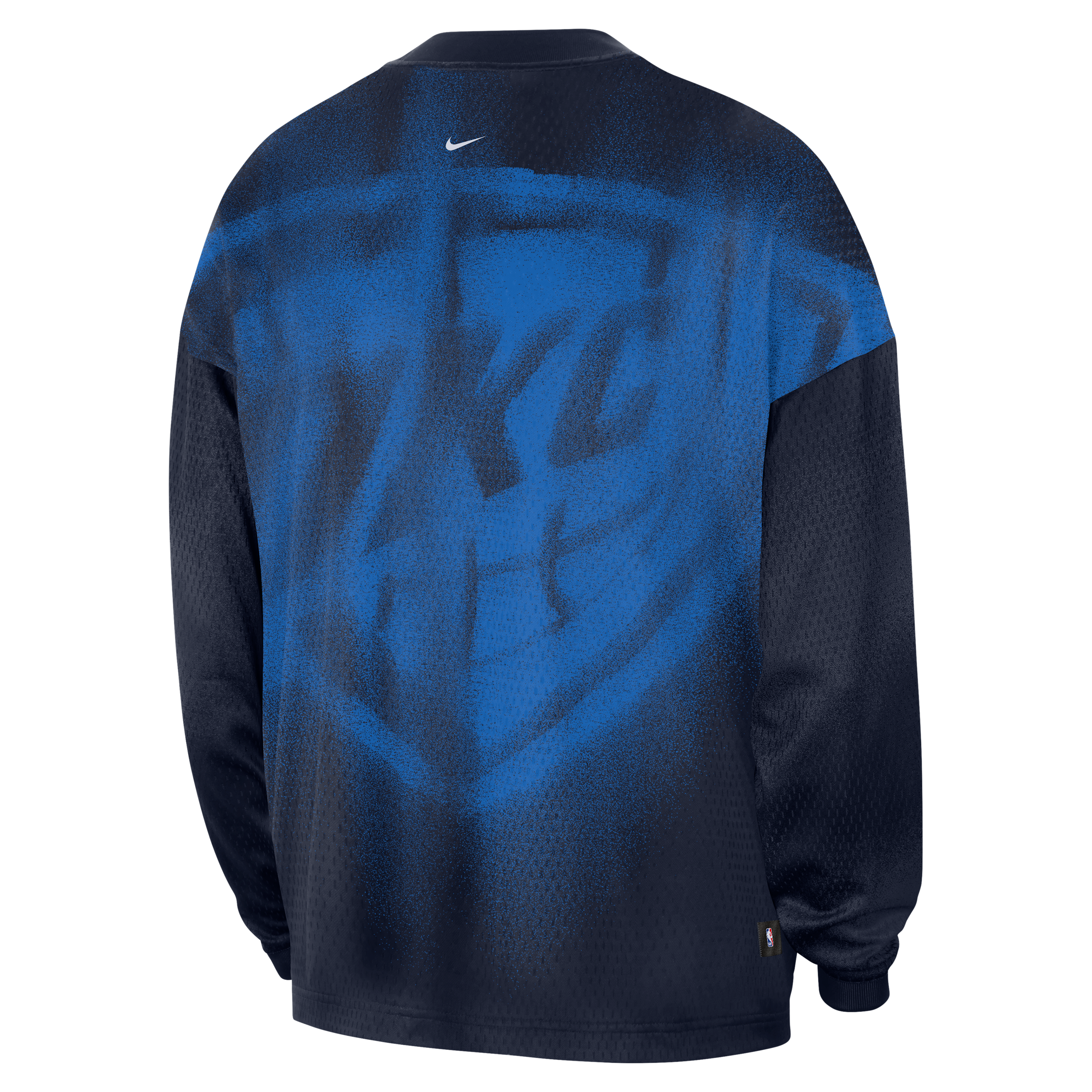 Men's Nike Navy Oklahoma City Thunder 2026/27 Standard Issue Pre-Game Performance Long Sleeve T-Shirt