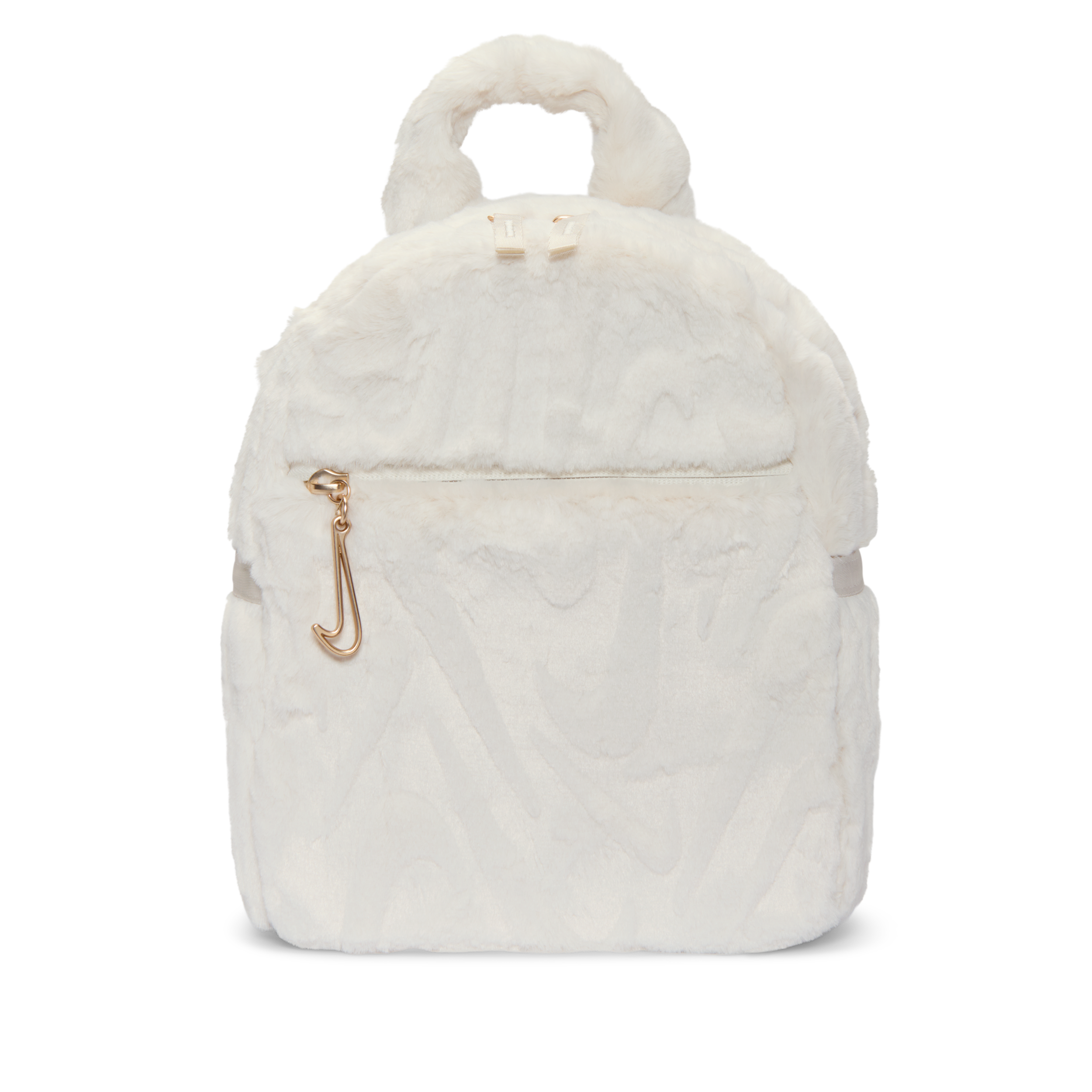 Nike Women's  Sportswear Futura Faux Fur Mini Backpack (6l) In Gray