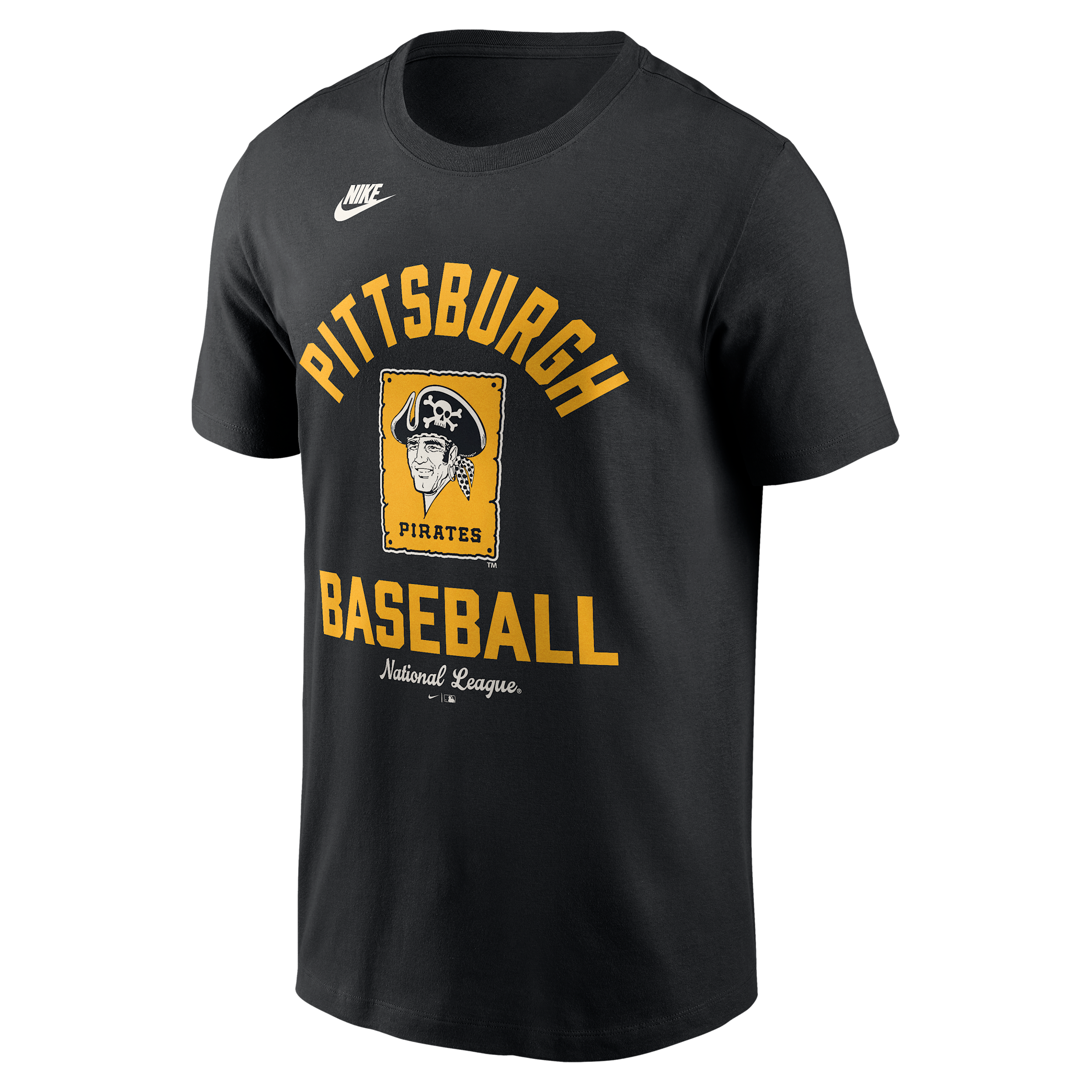 Pittsburgh Pirates Cooperstown Nike Men's MLB T-Shirt in Black | N19900APBB-079