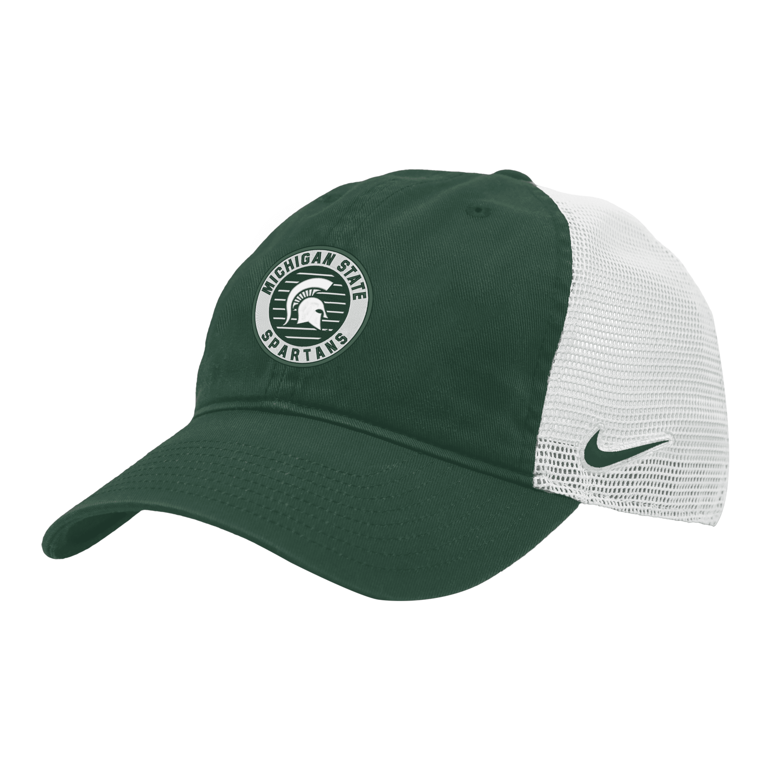 Nike Michigan State Heritage86  Unisex College Trucker Hat In Green