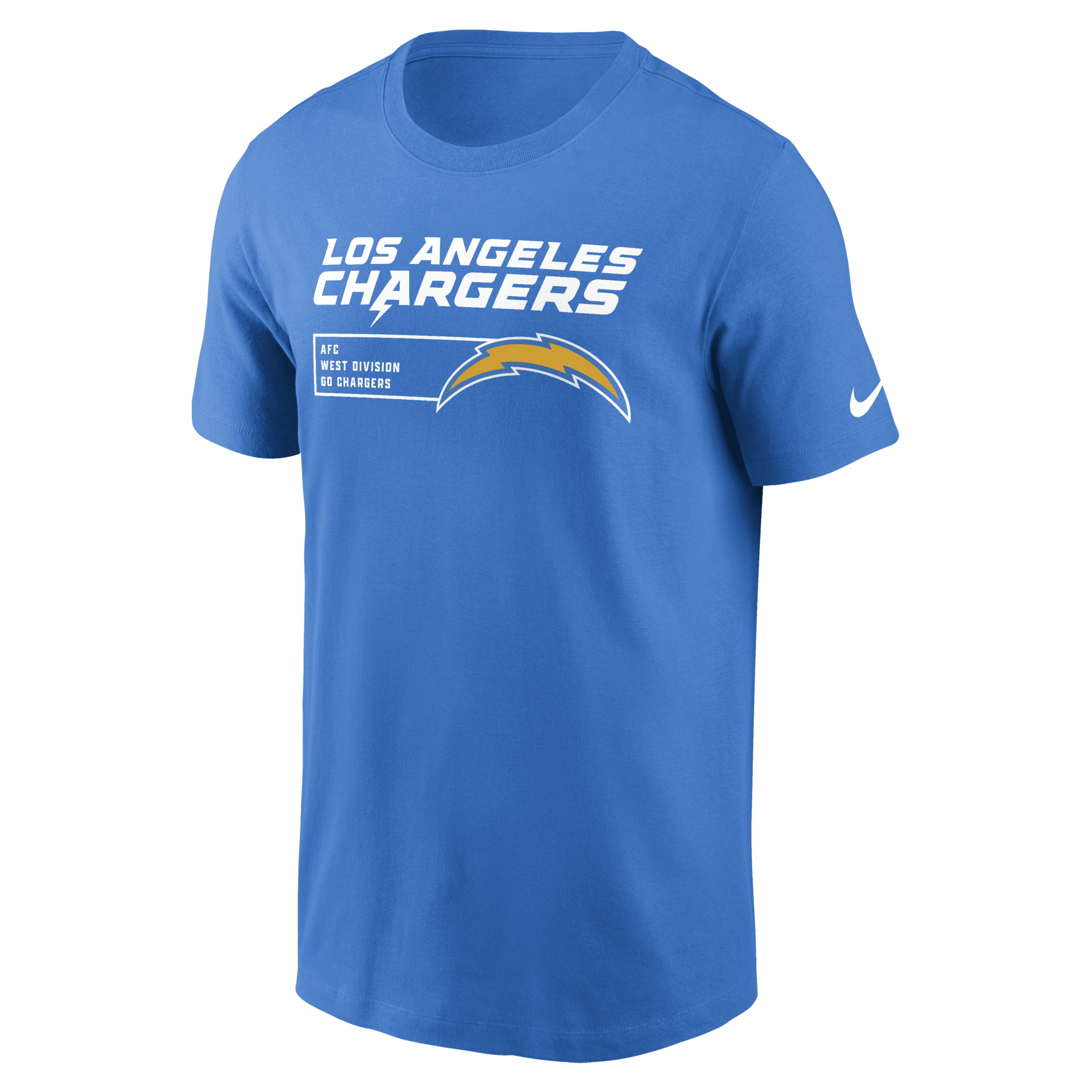 Shop Nike Los Angeles Chargers Division Essential  Men's Nfl T-shirt In Blue