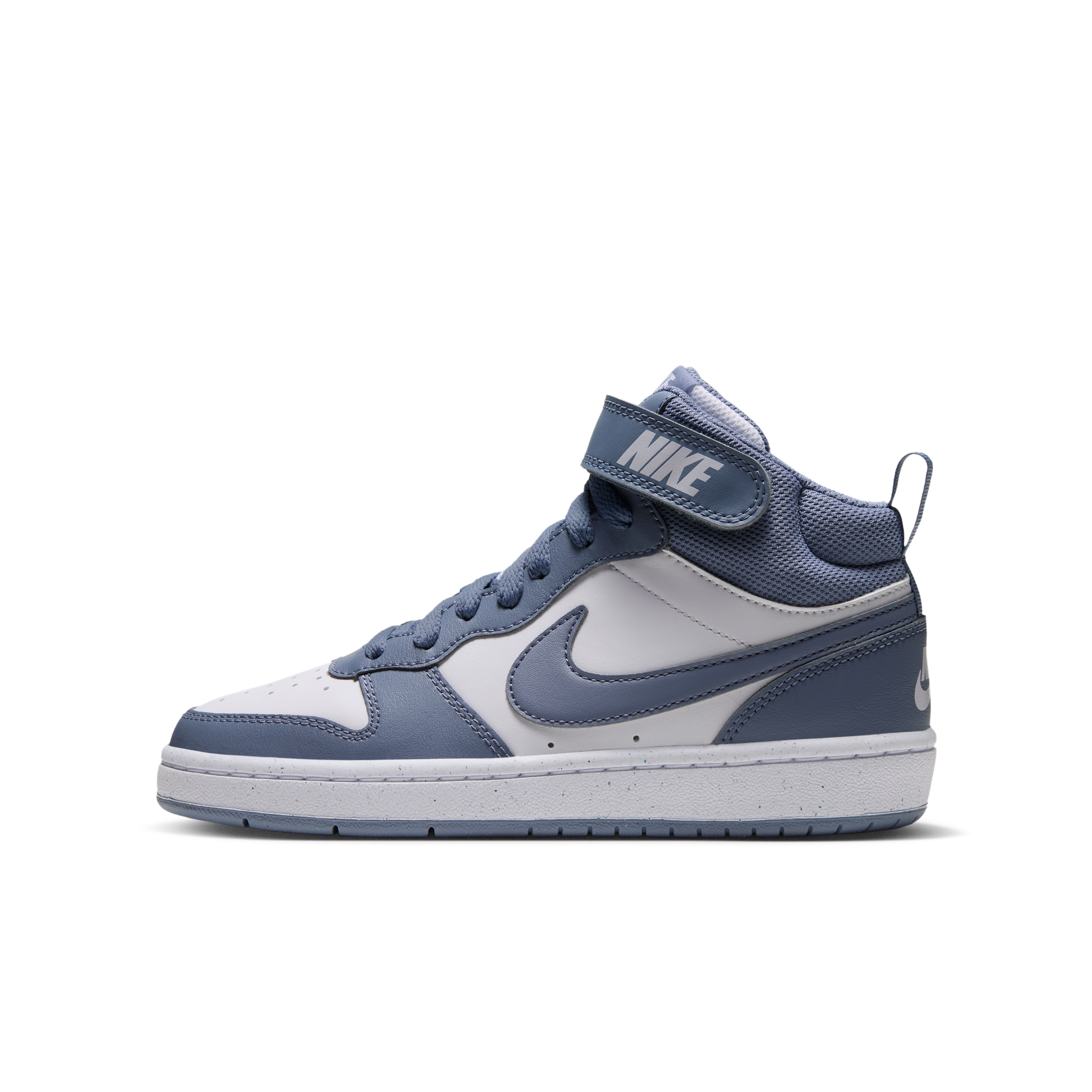 Nike Court Borough Mid 2 Big Kids' Shoes in White | CD7782-137