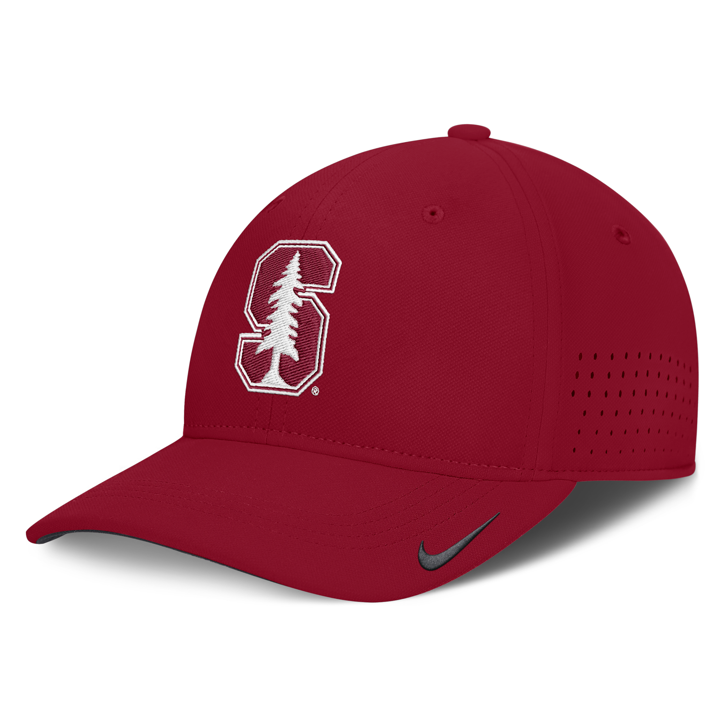 Nike Men's Cardinal Stanford Cardinal 2026 Sideline Practice AeroBill SwooshFlex Dri-fit Hat - Cardinal