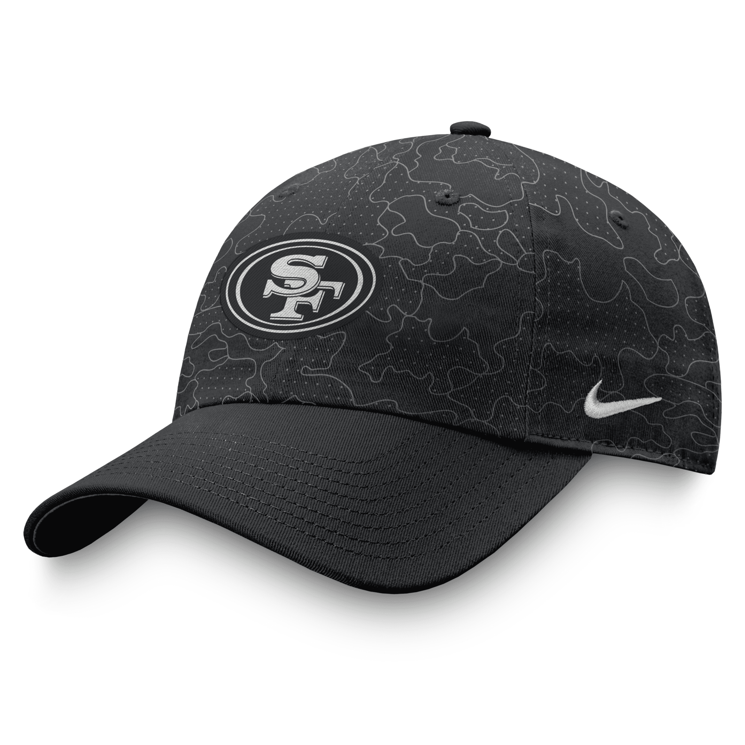 Nike Everyday True (nfl 49ers) Adjustable Hat (black) for Men