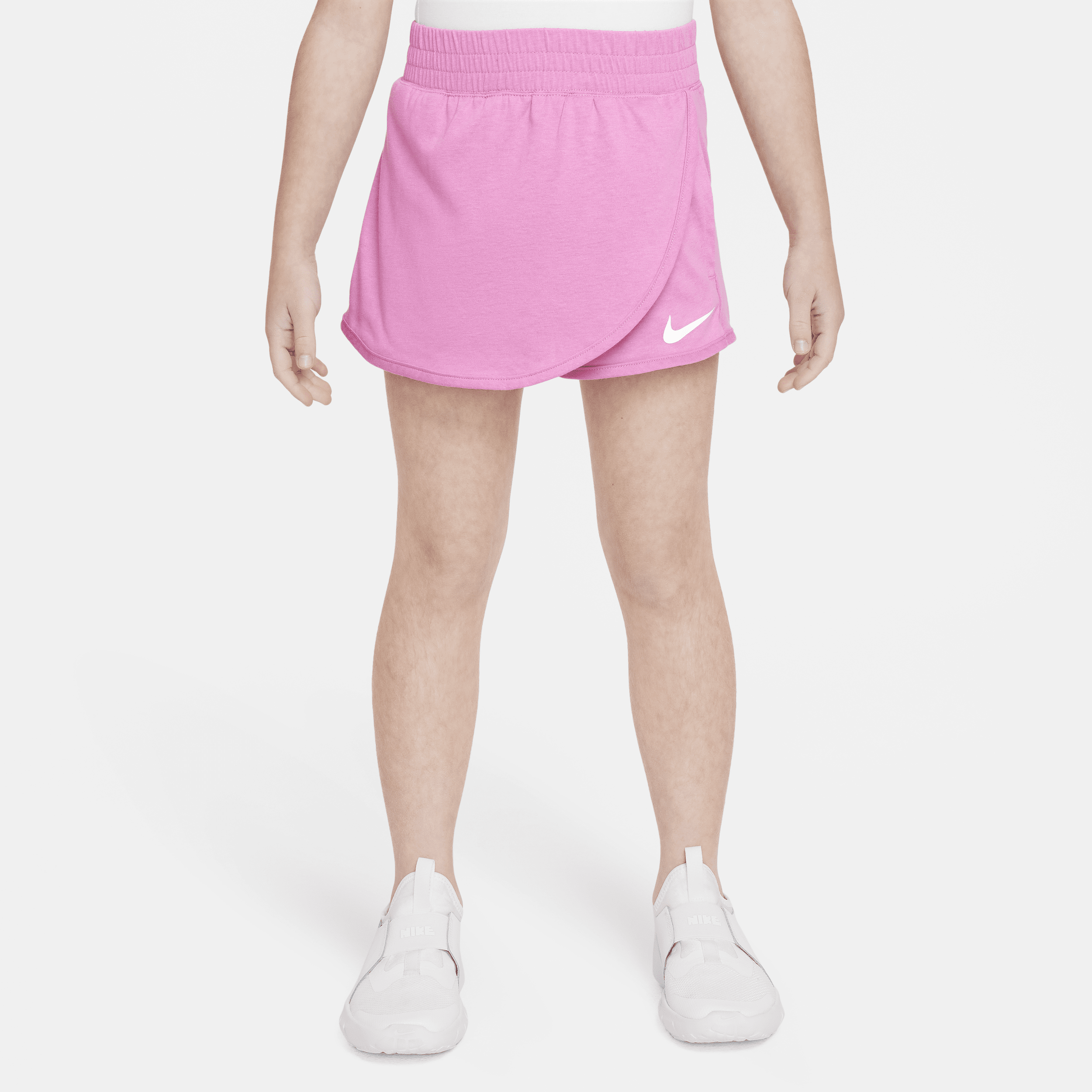 Shop Nike Dri-fit Breezy Little Kids' Skort In Pink