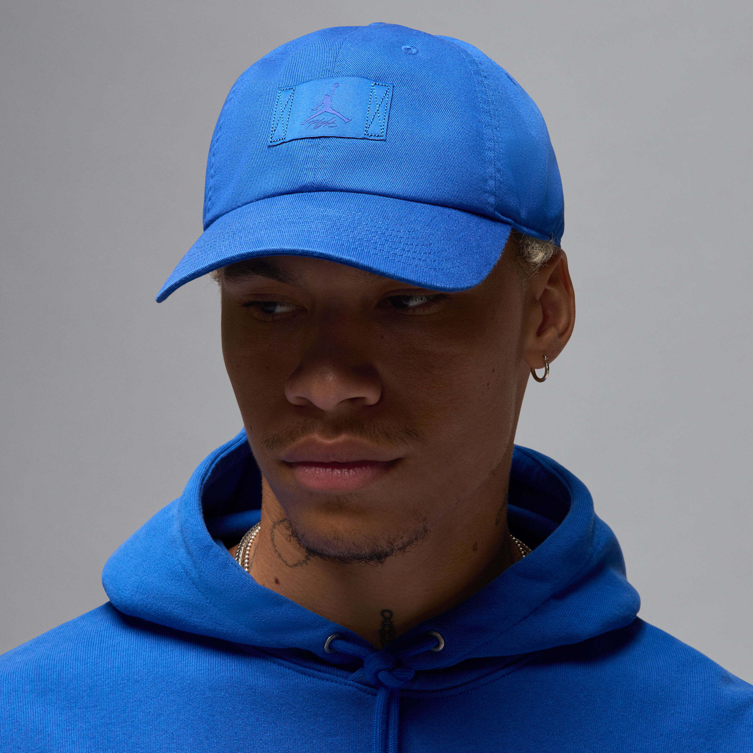 Shop Jordan Club Cap Adjustable Hat In Blue