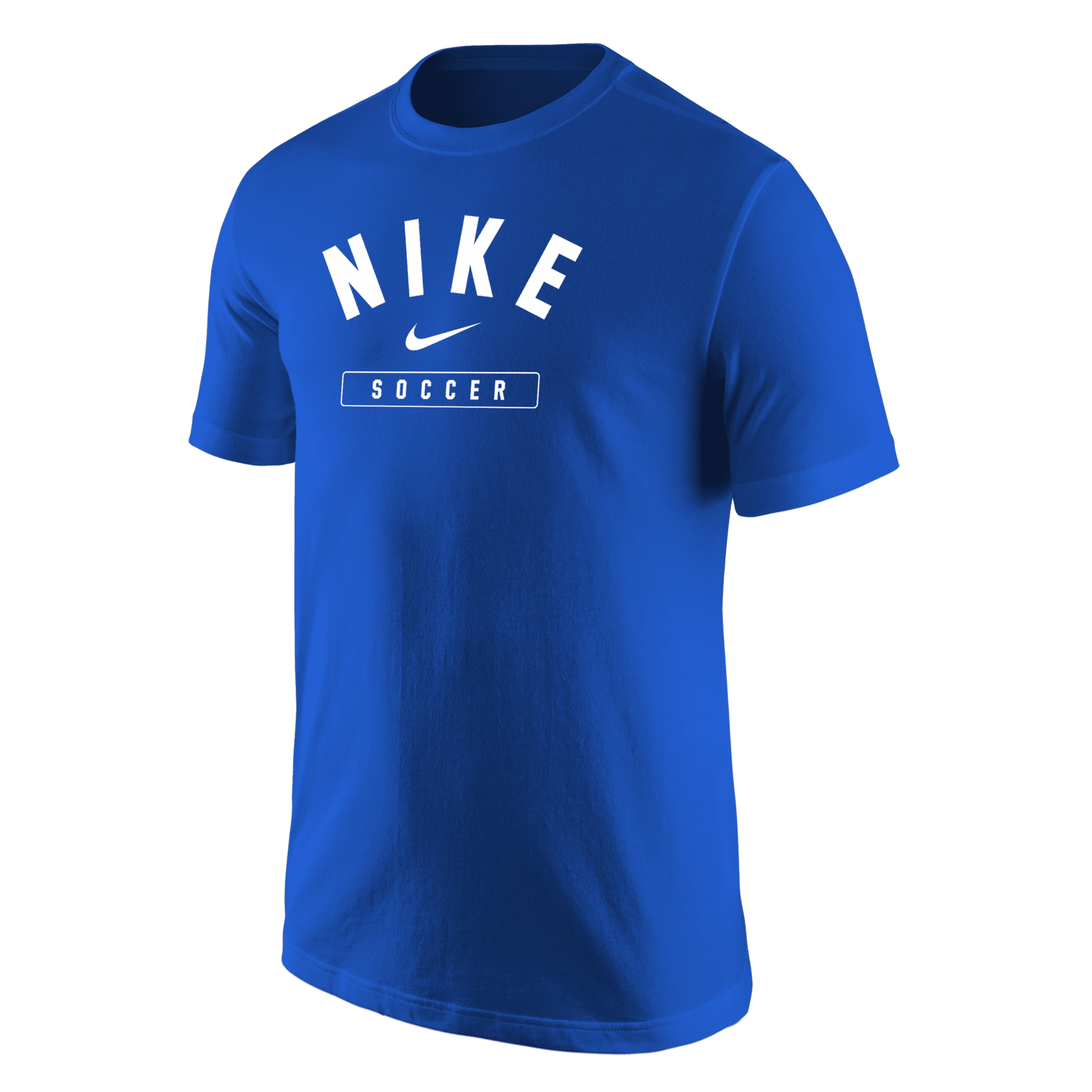 Nike Men's Swoosh Soccer T-shirt In Blue
