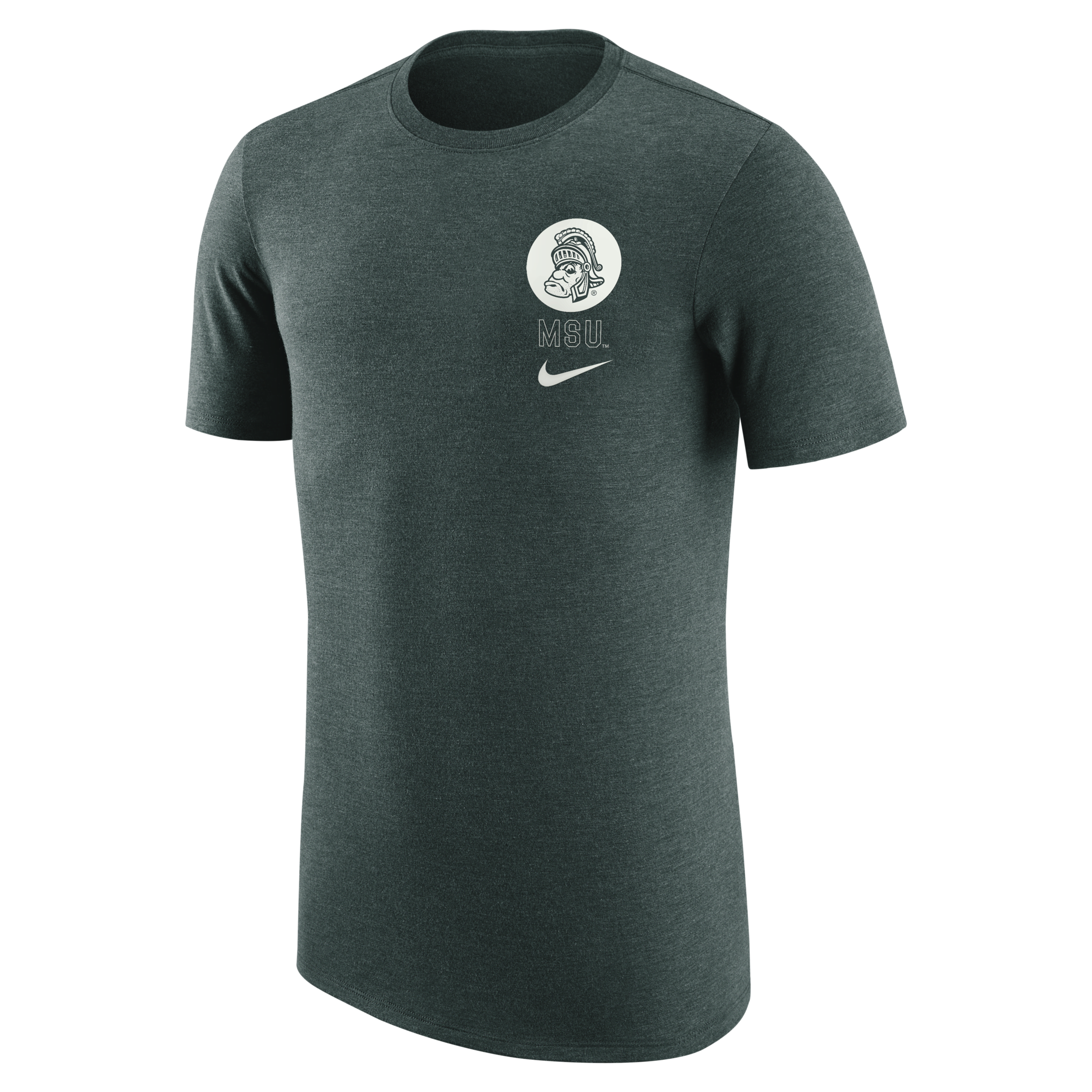 Nike Michigan State  Men's College Crew-neck T-shirt In Green