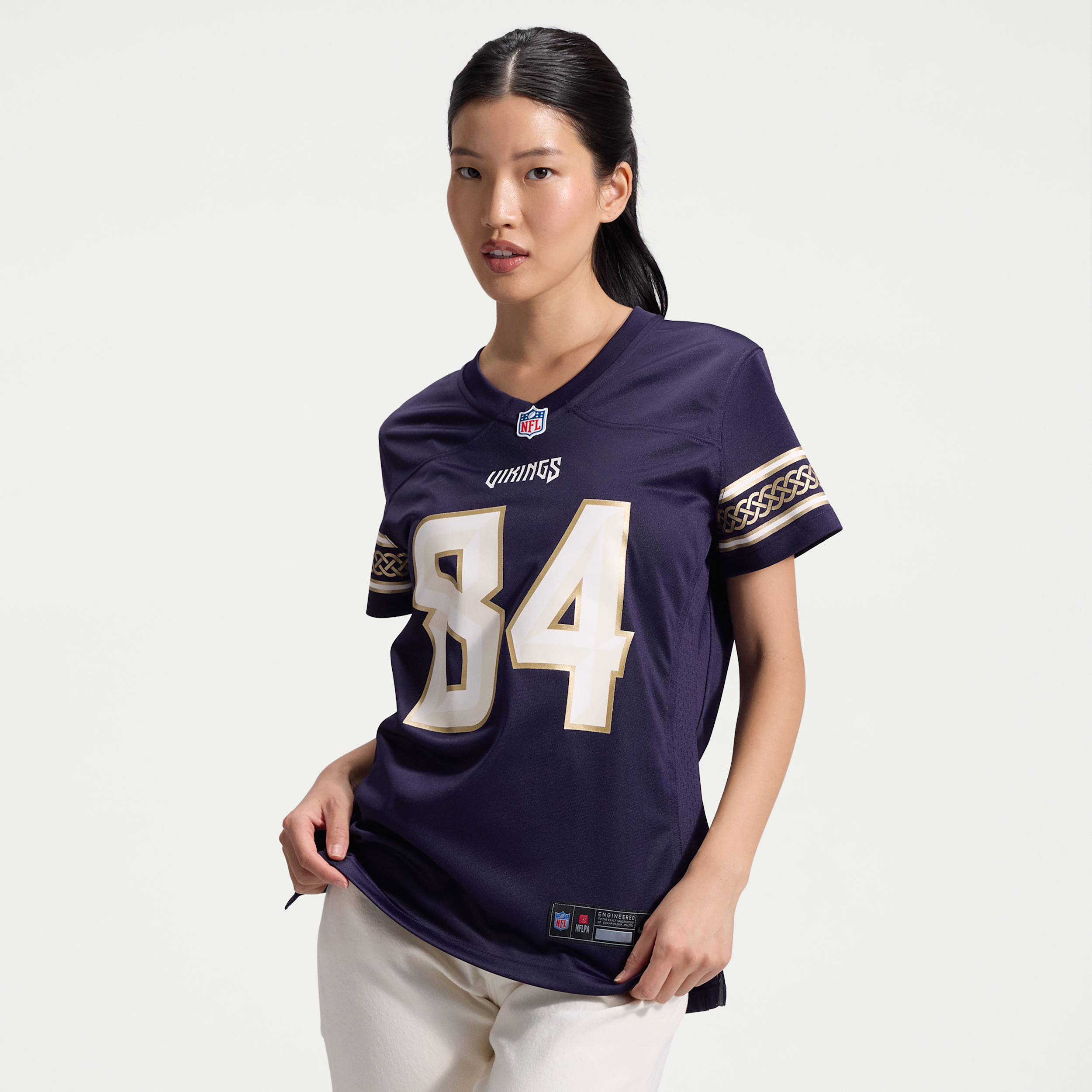 Randy Moss Minnesota Vikings Rivalries Collection Nike Women's NFL Game Jersey in Purple | 67NW0JFKW63-1U9