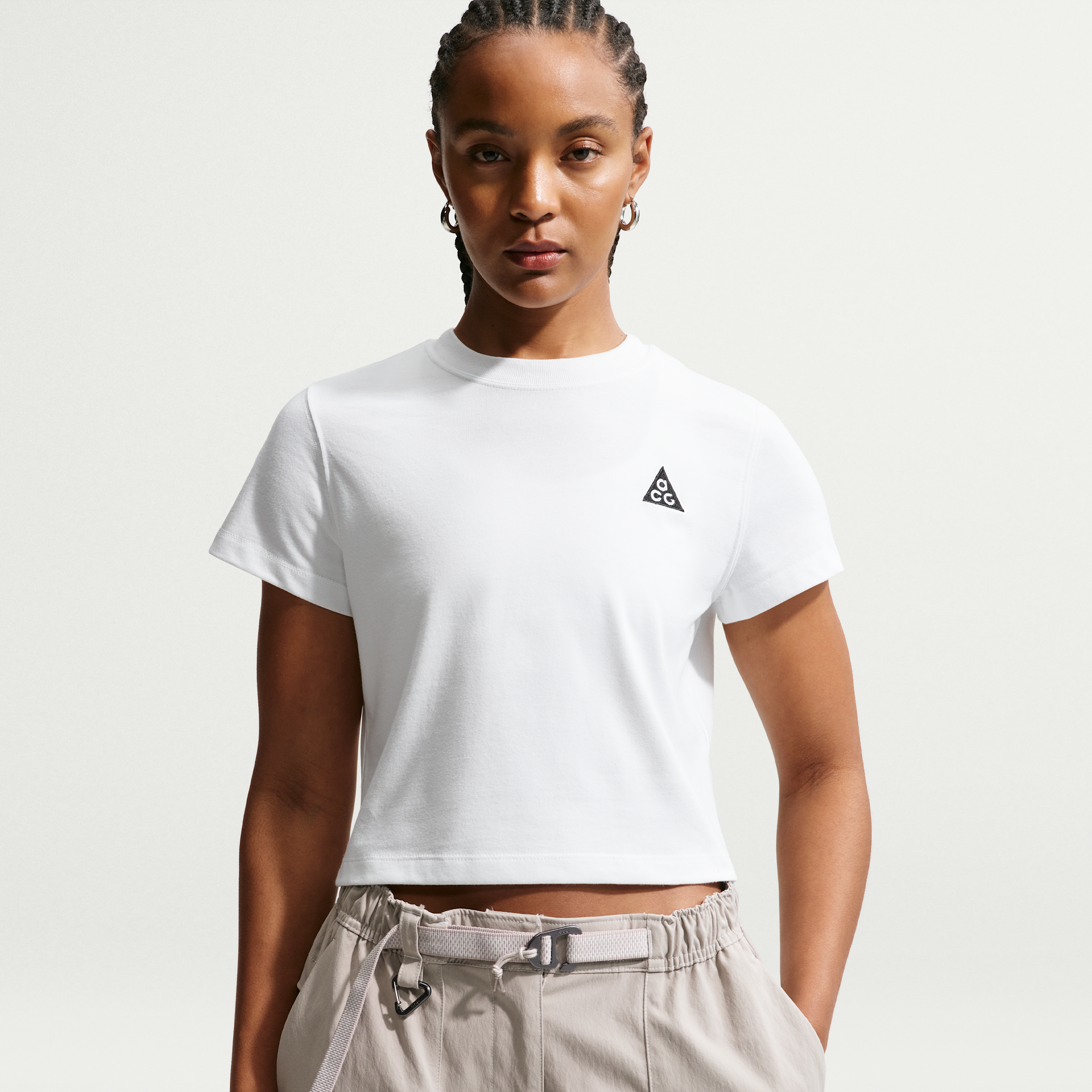 Women's Nike ACG Dri-FIT Short-Sleeve Top in White | II7283-121