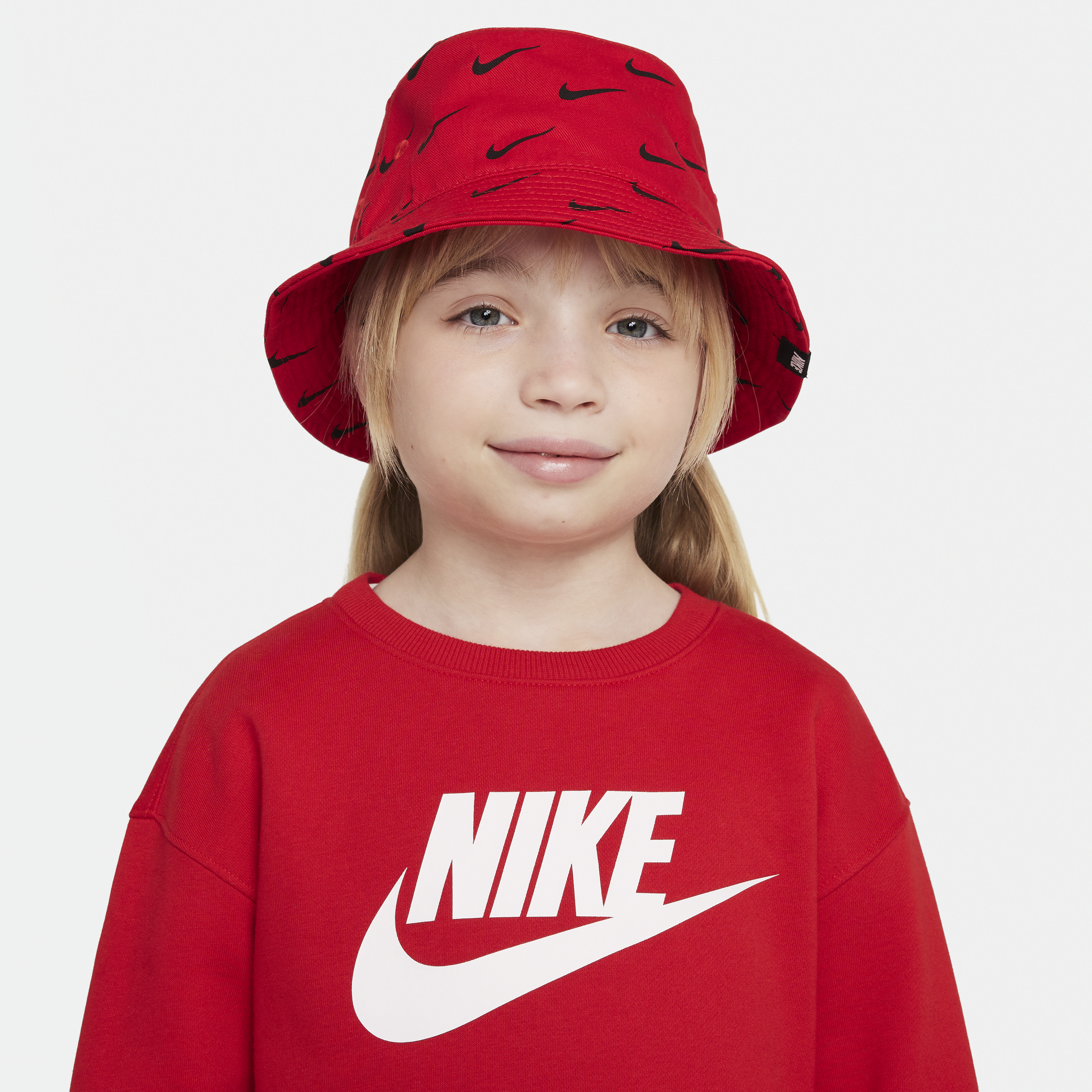 Nike Little Kids' Bucket Hat In Red