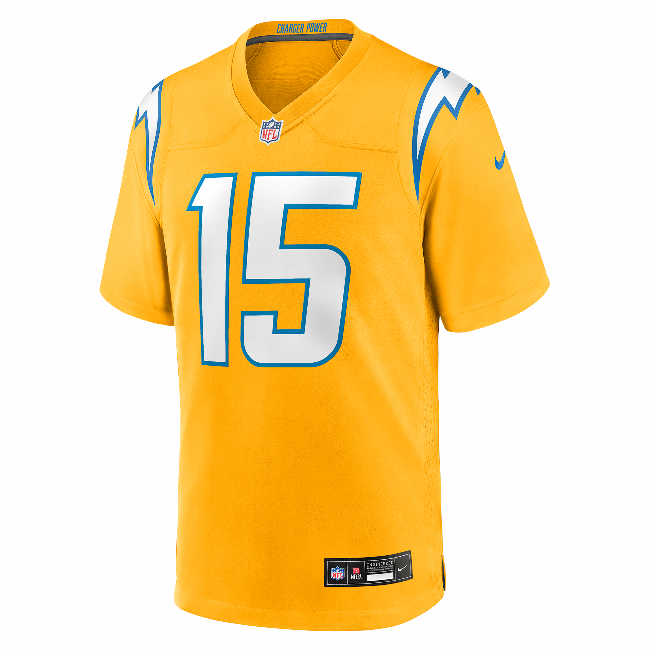 Nike Men's Ladd McConkey Gold Los Angeles Chargers Alternate Charger Power Game Player Jersey - Gold