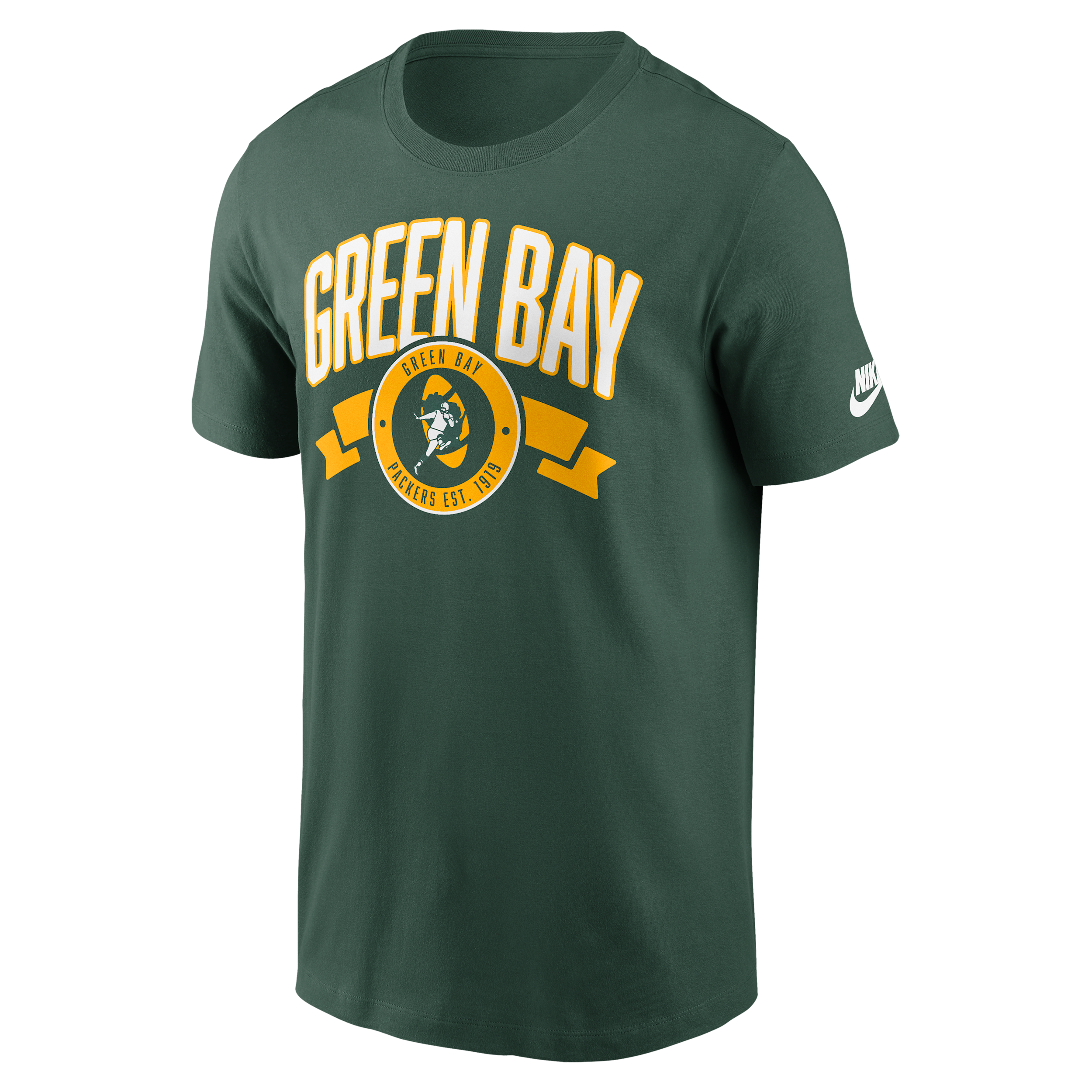 Nike Green Bay Packers Rewind Front And Back Hit Essential  Men's Nfl T-shirt In Orange