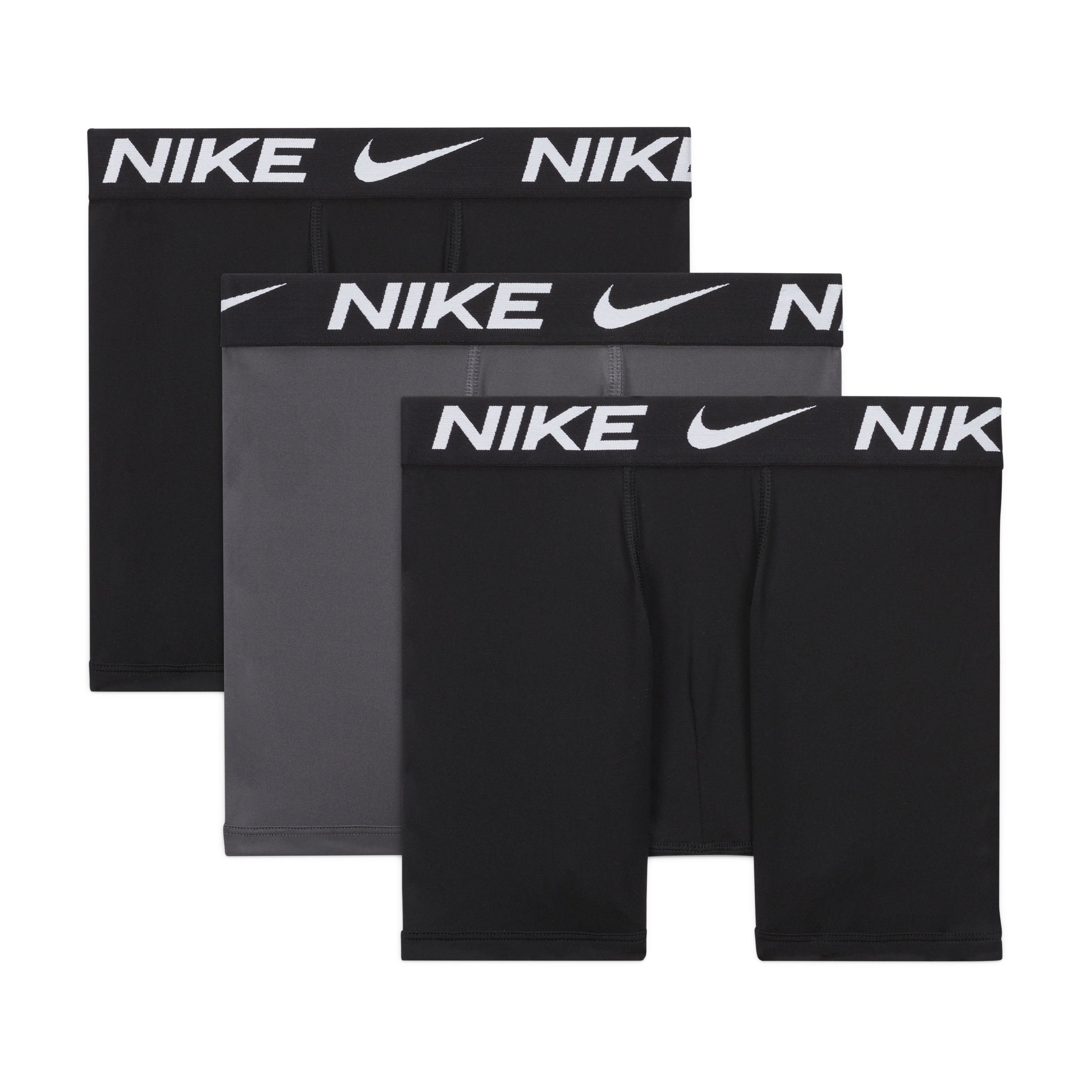 Shop Nike Essentials Big Kids' Dri-fit Boxer Briefs (3-pack) In Multicolor
