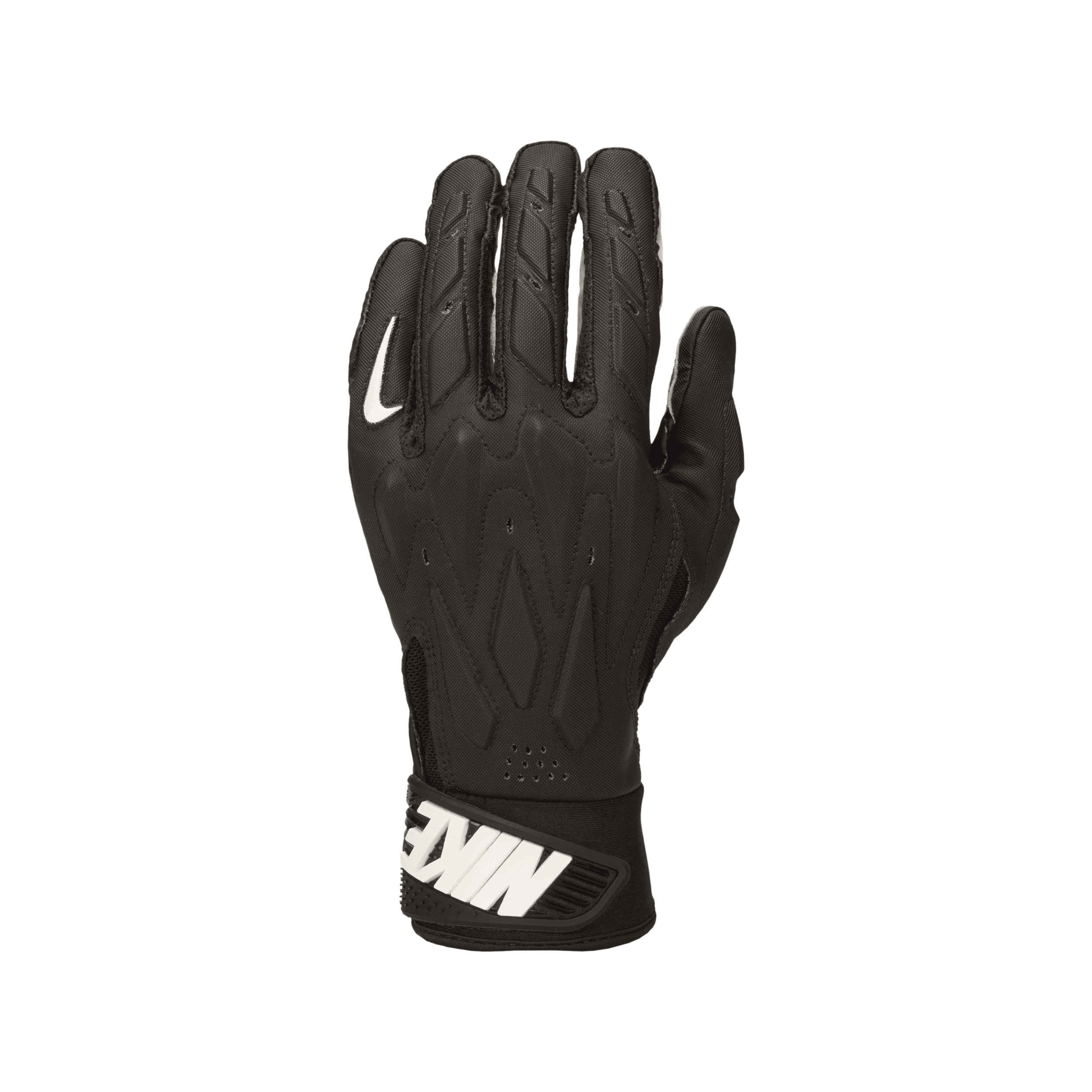Nike Adult D-Tack 7.0 Football Gloves, Men's, XL, Black/Black/White