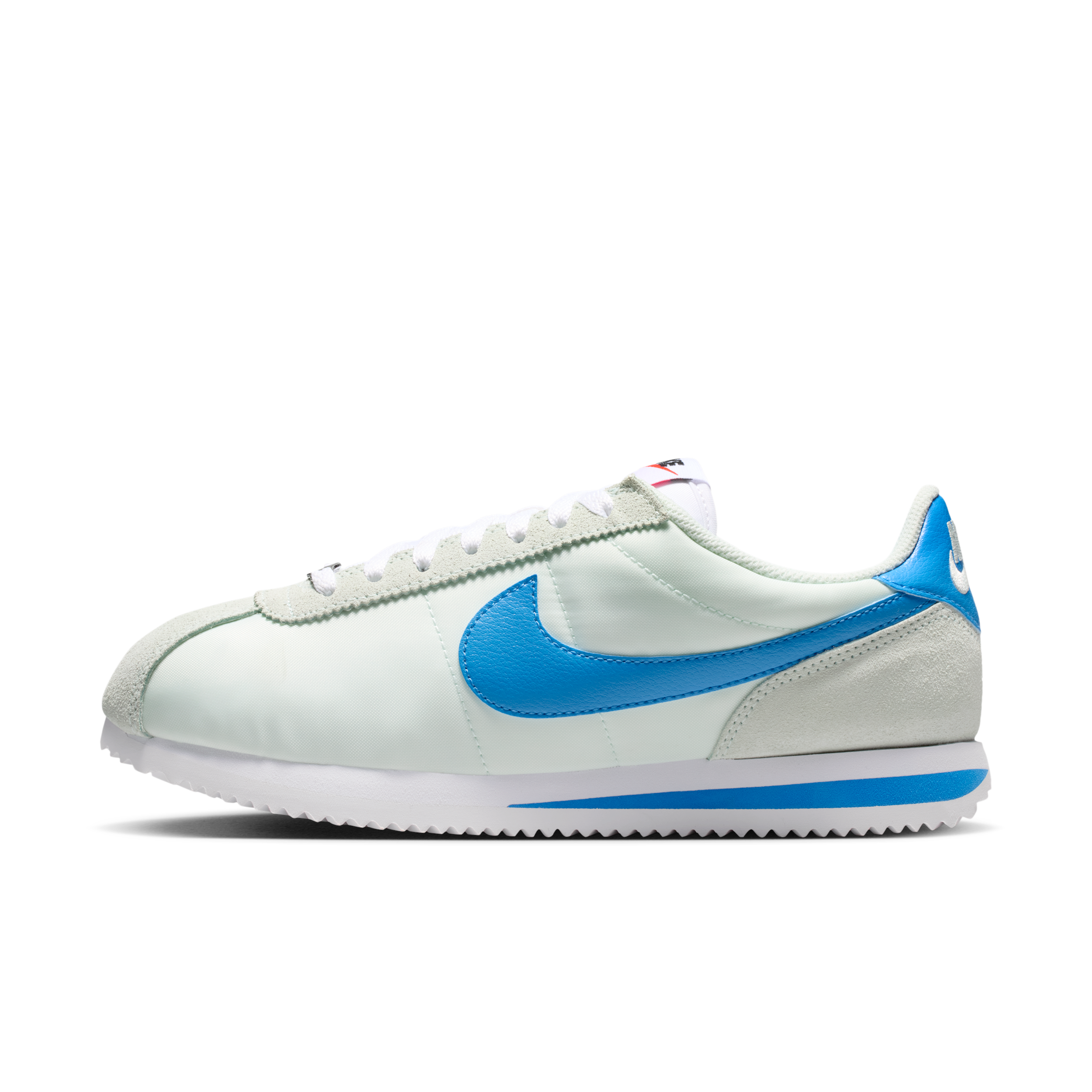 Nike Women's Cortez Textile Shoes in Green | DZ2795-304
