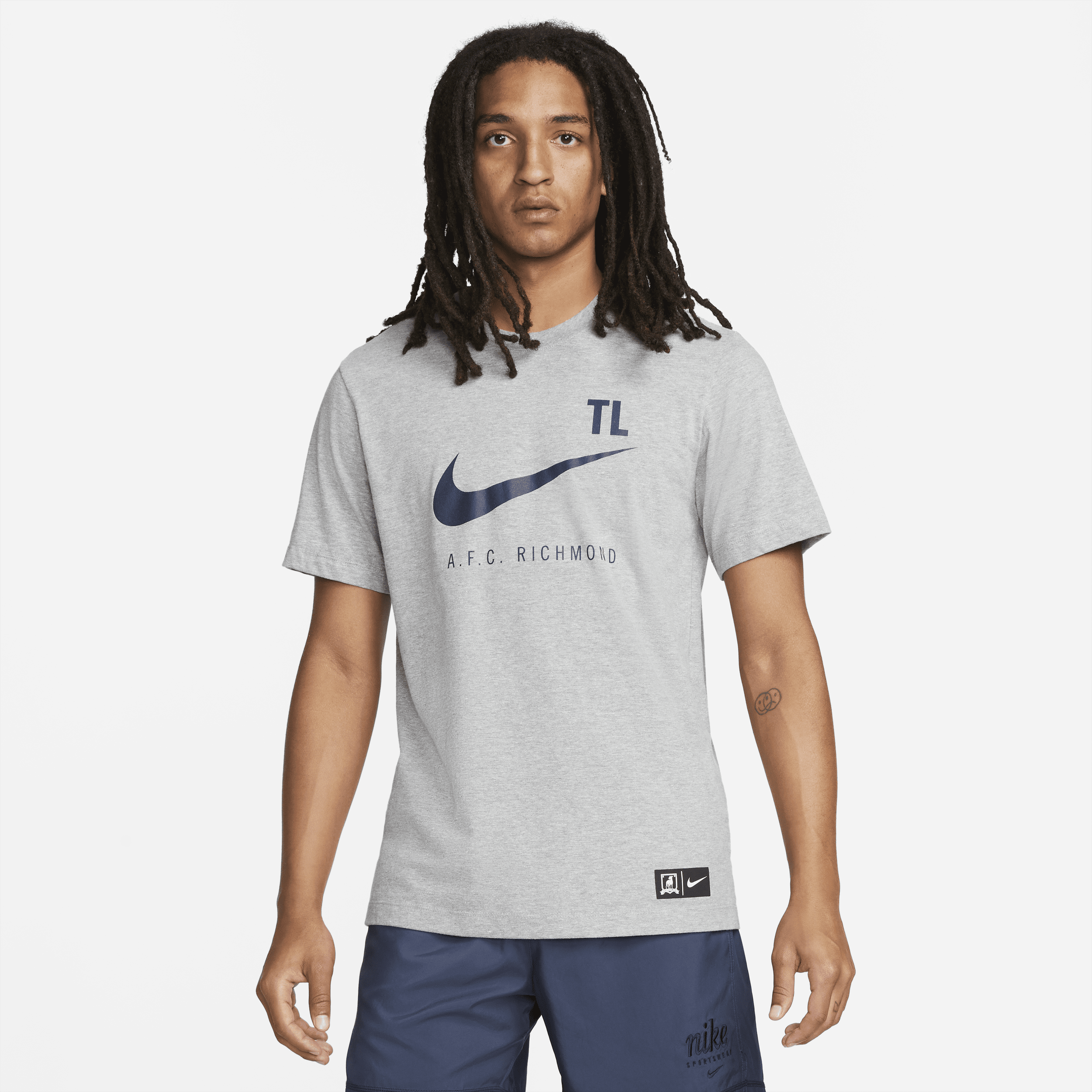 Nike Afc Richmond  Men's T-shirt In Grey