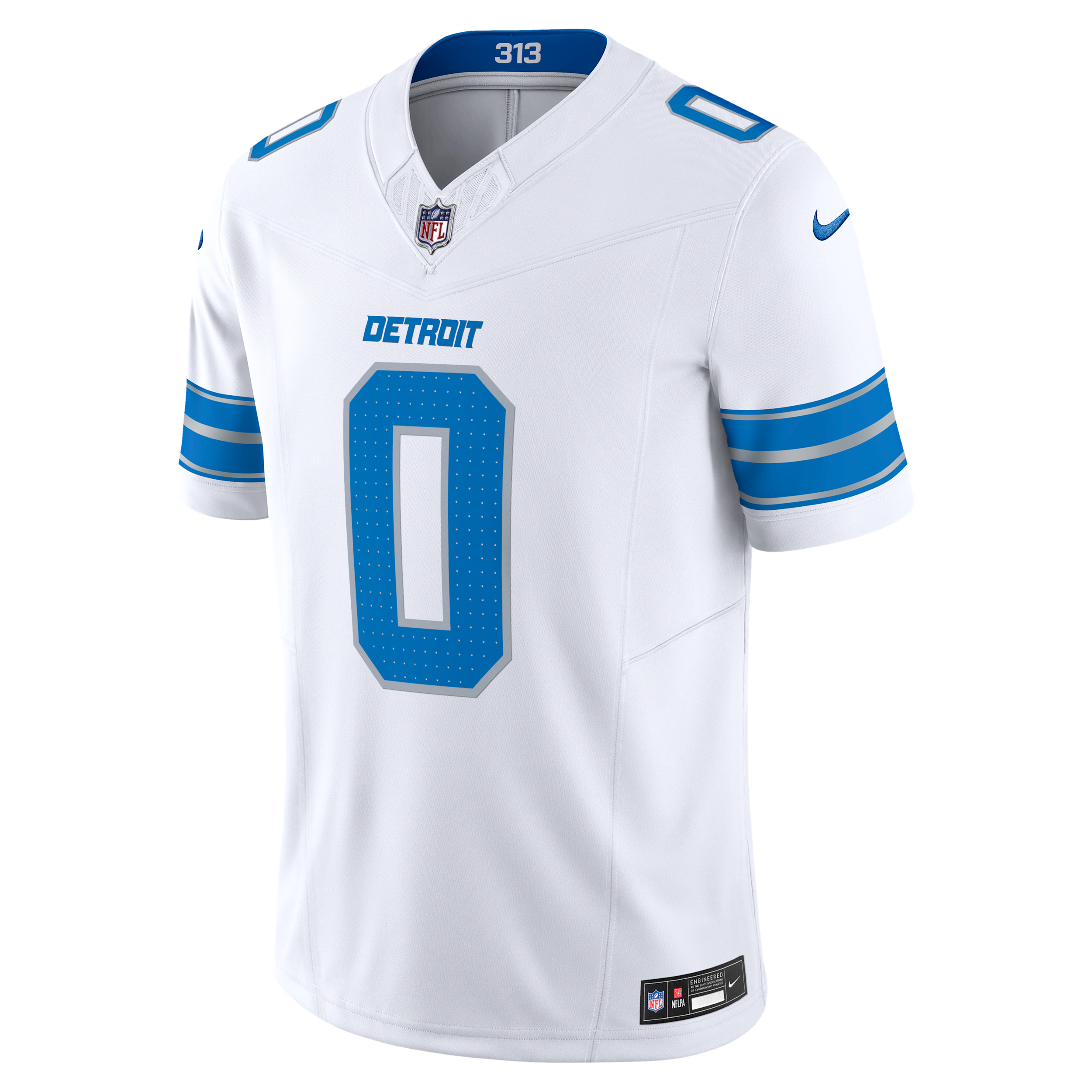 Jahmyr Gibbs Detroit Lions Nike Men's Dri-FIT NFL Limited Jersey in White | 31NM0B9P9JF-FW6