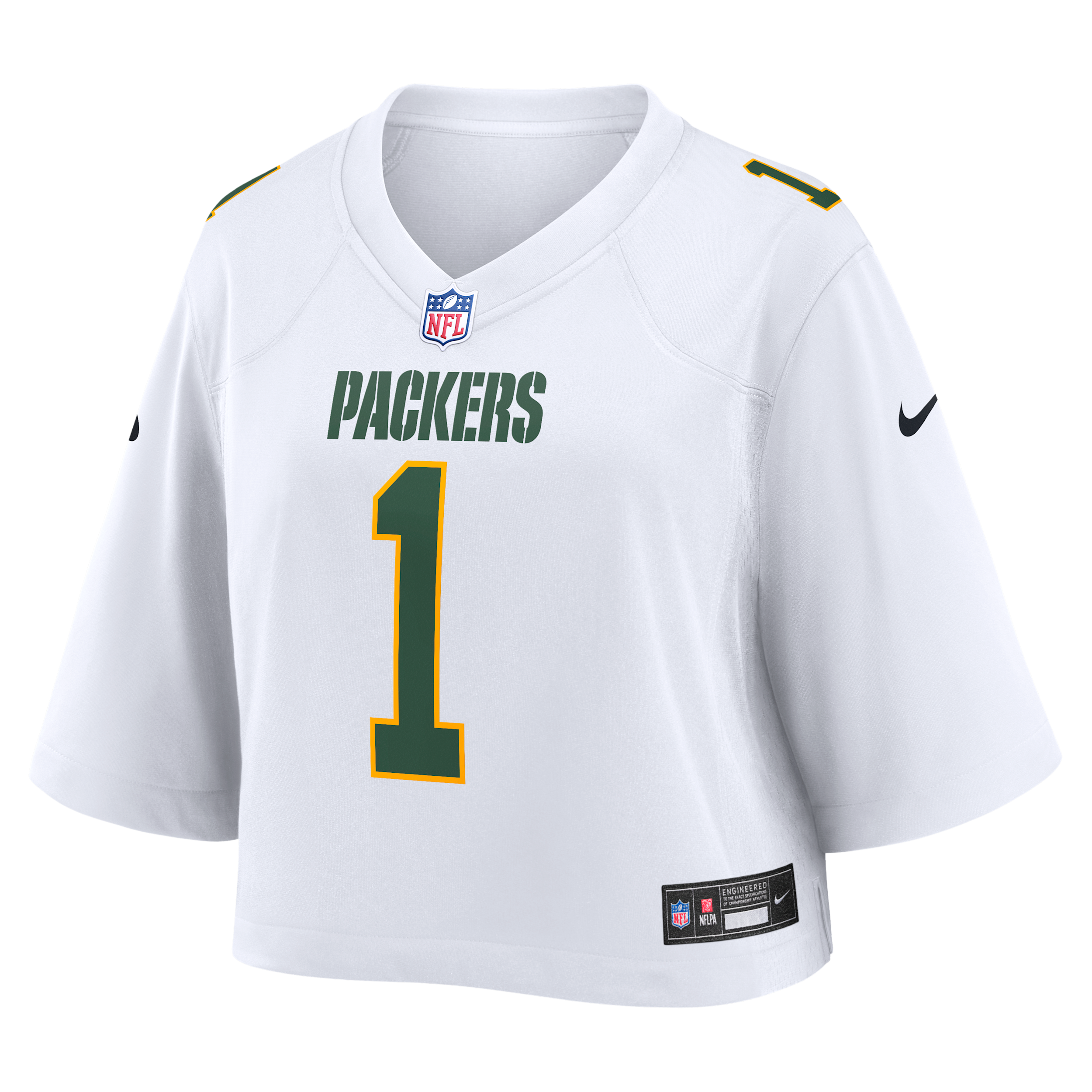 Micah Parsons Green Bay Packers Nike Women's NFL Cropped Tundra Game Jersey in White | WCJF10A7TF-H11