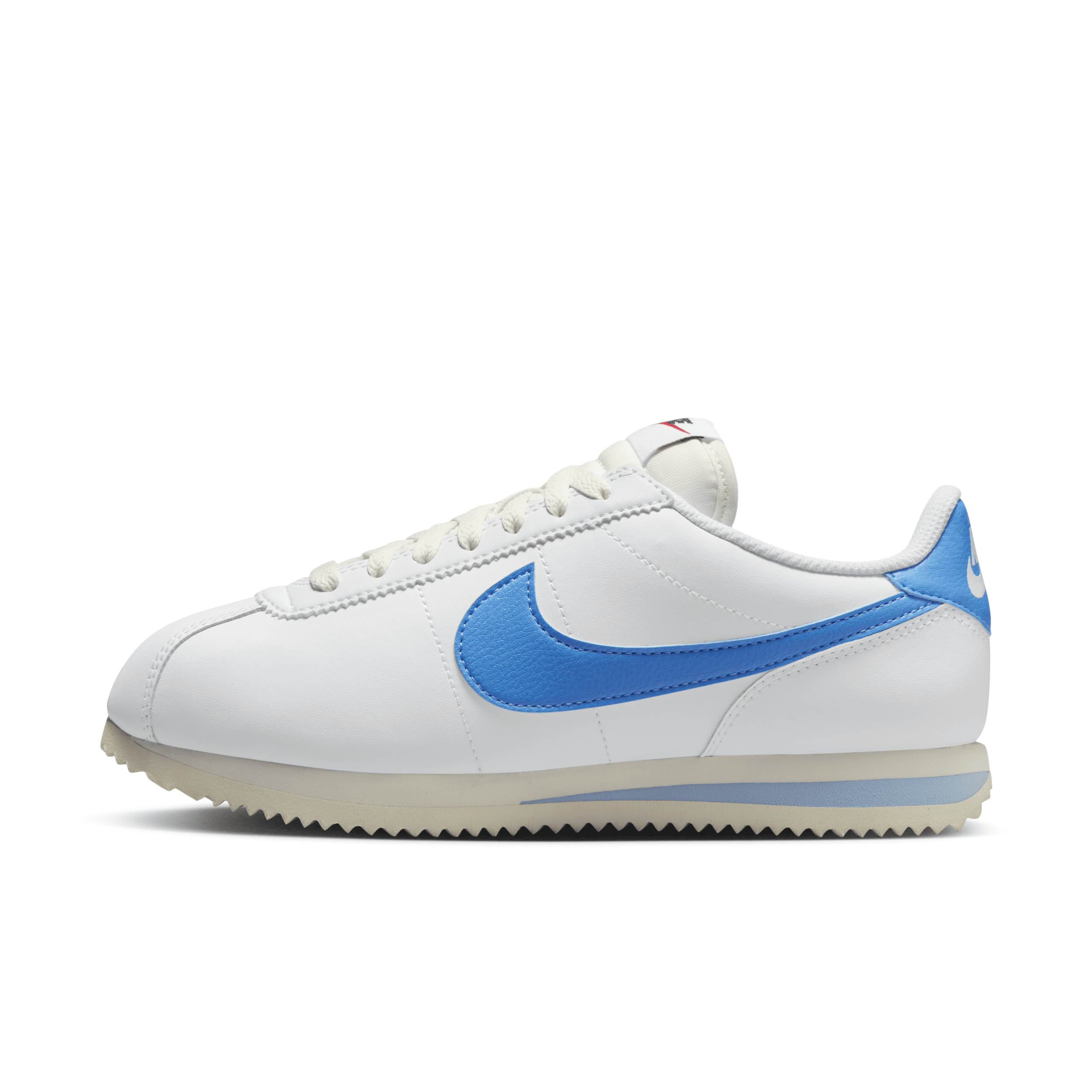 Nike Women's Cortez Leather Shoes In White