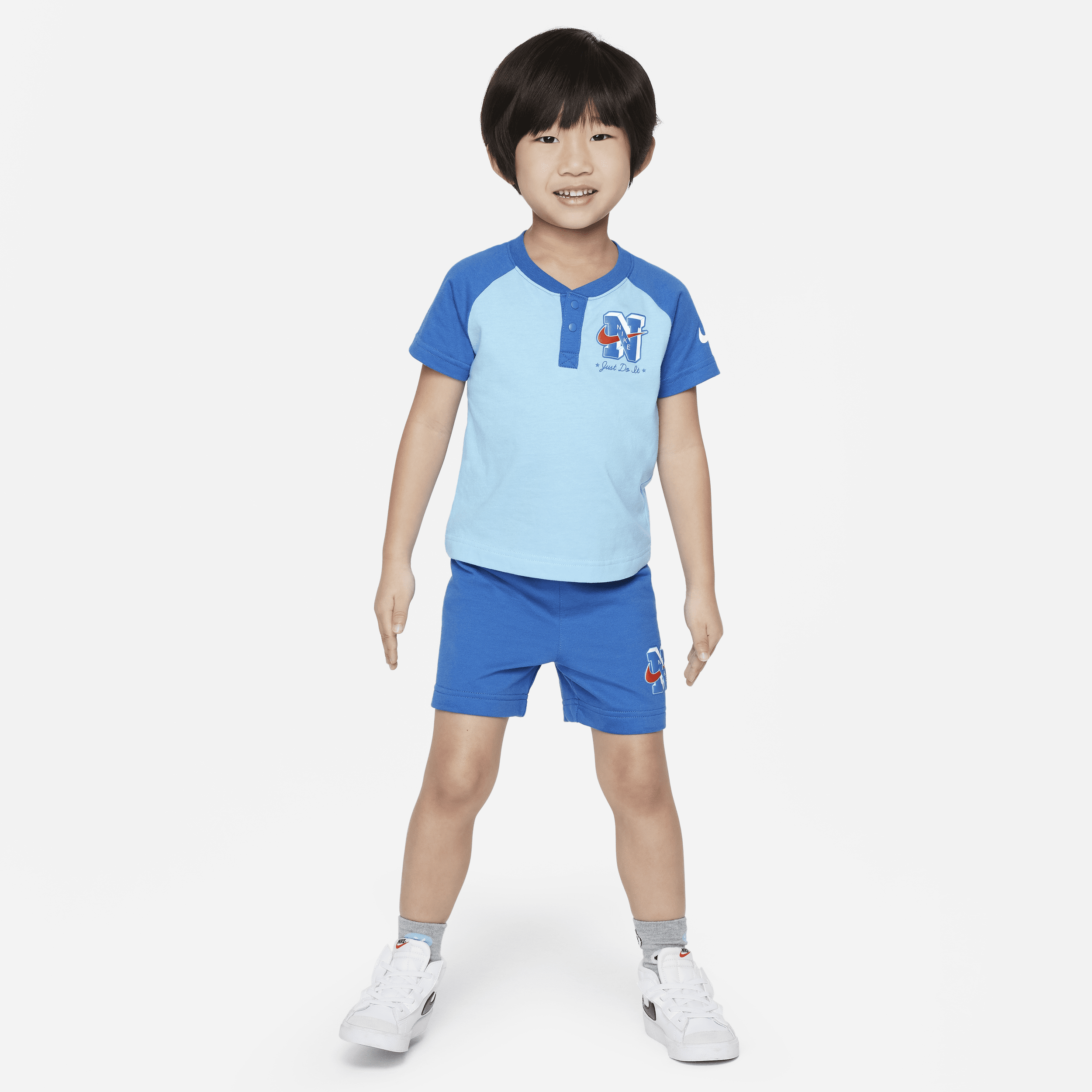Nike Babies' Sportswear Next Gen Toddler 2-piece Shorts Set In Blue