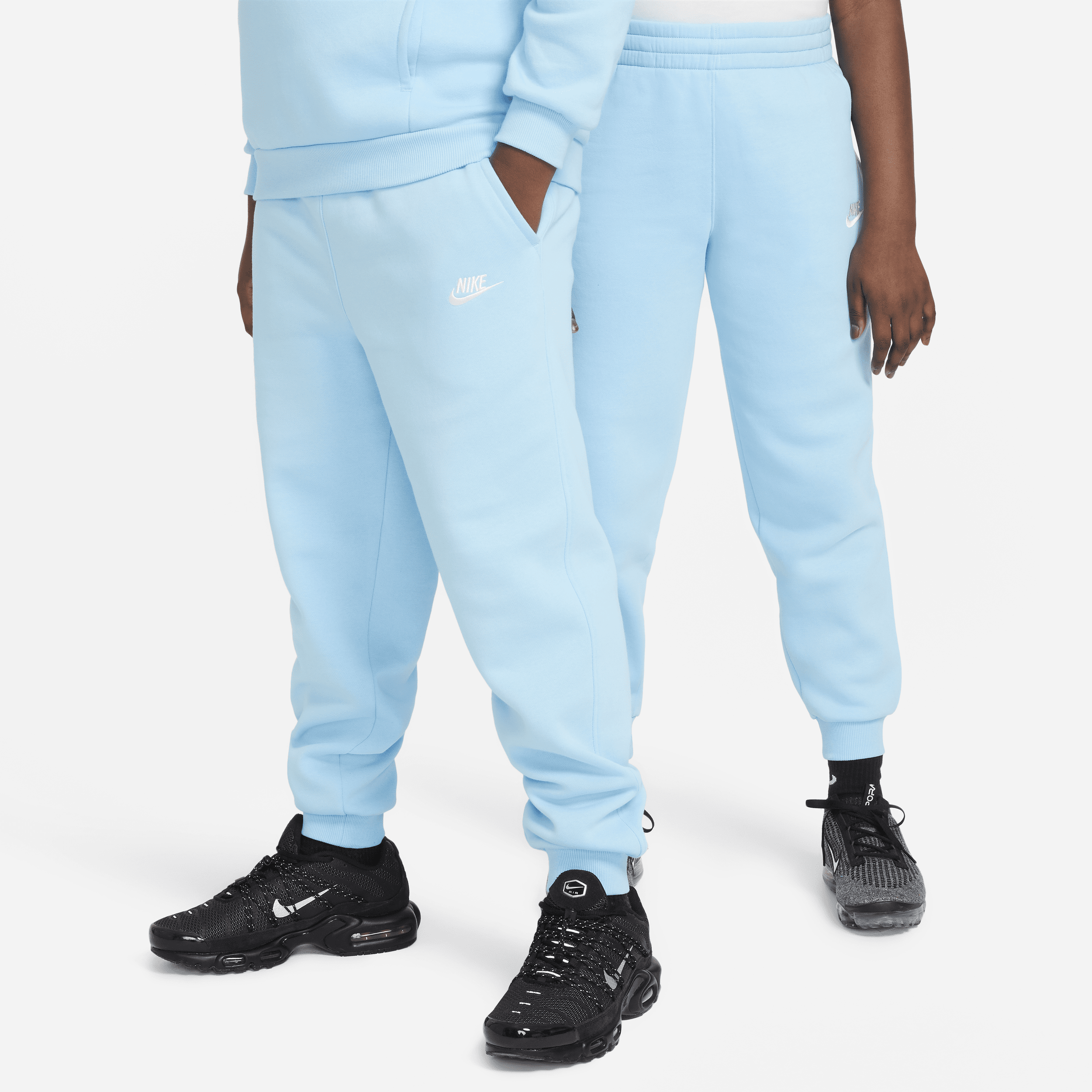 Nike Sportswear Club Fleece Big Kids' Jogger Pants (extended Size) In Blue