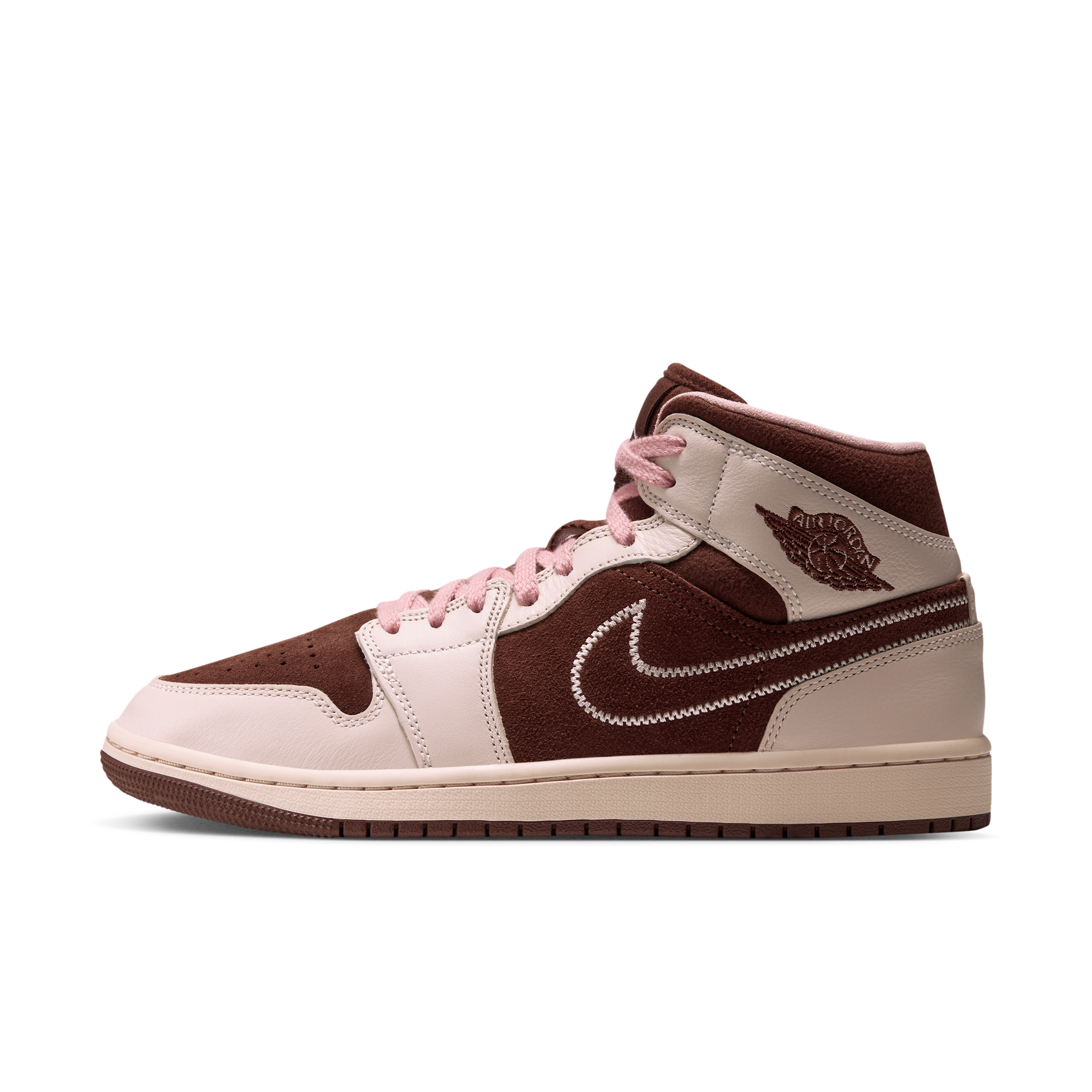Women's Air Jordan 1 Mid SE Shoes in Brown | IQ7607-200