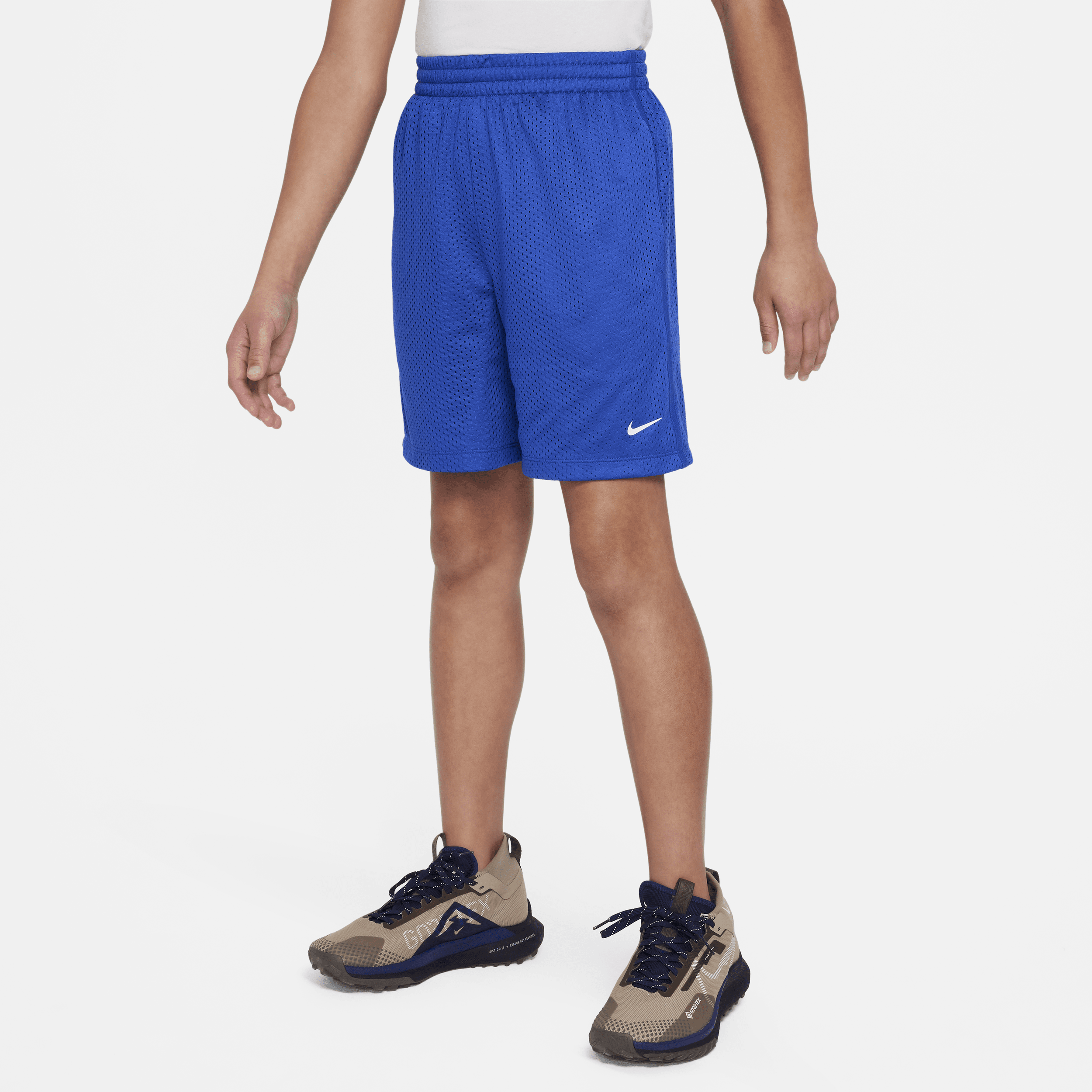 Nike Multi Big Kids' (boys') Dri-fit Mesh Shorts In Blue