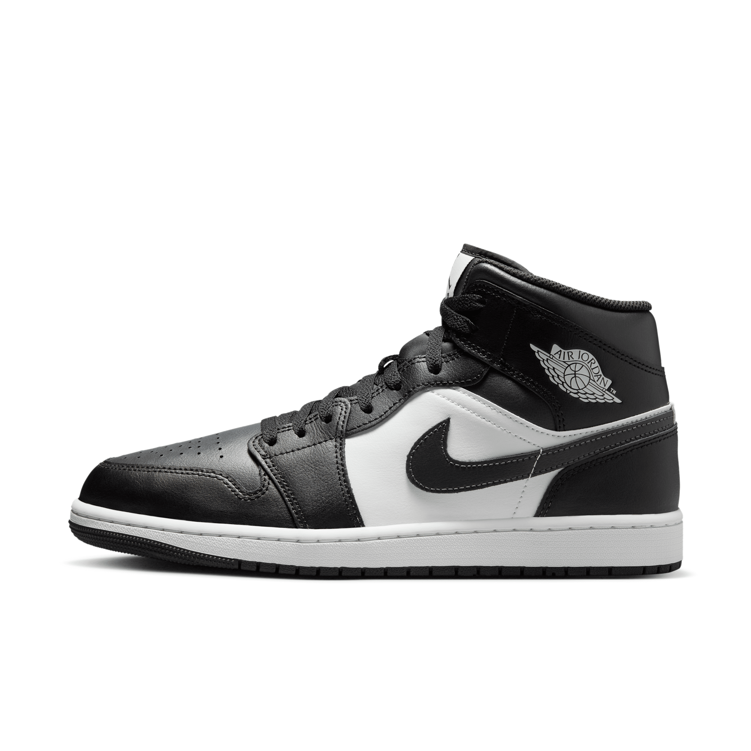 Jordan Men's Air 1 Mid Shoes In Black