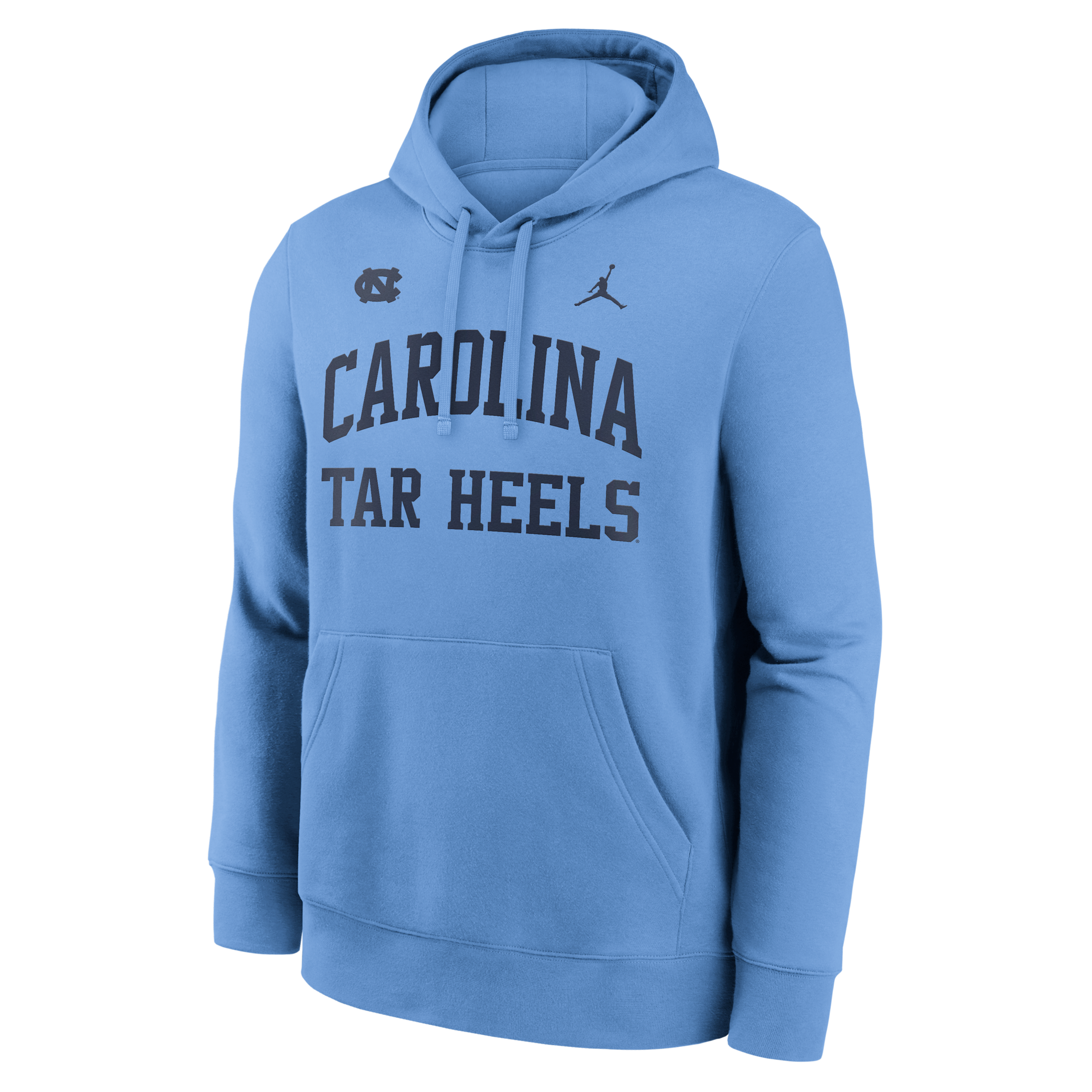 Jordan Men's Carolina Blue North Carolina Tar Heels Primetime Arched Club Fleece Pullover Hoodie - Carolina Blue